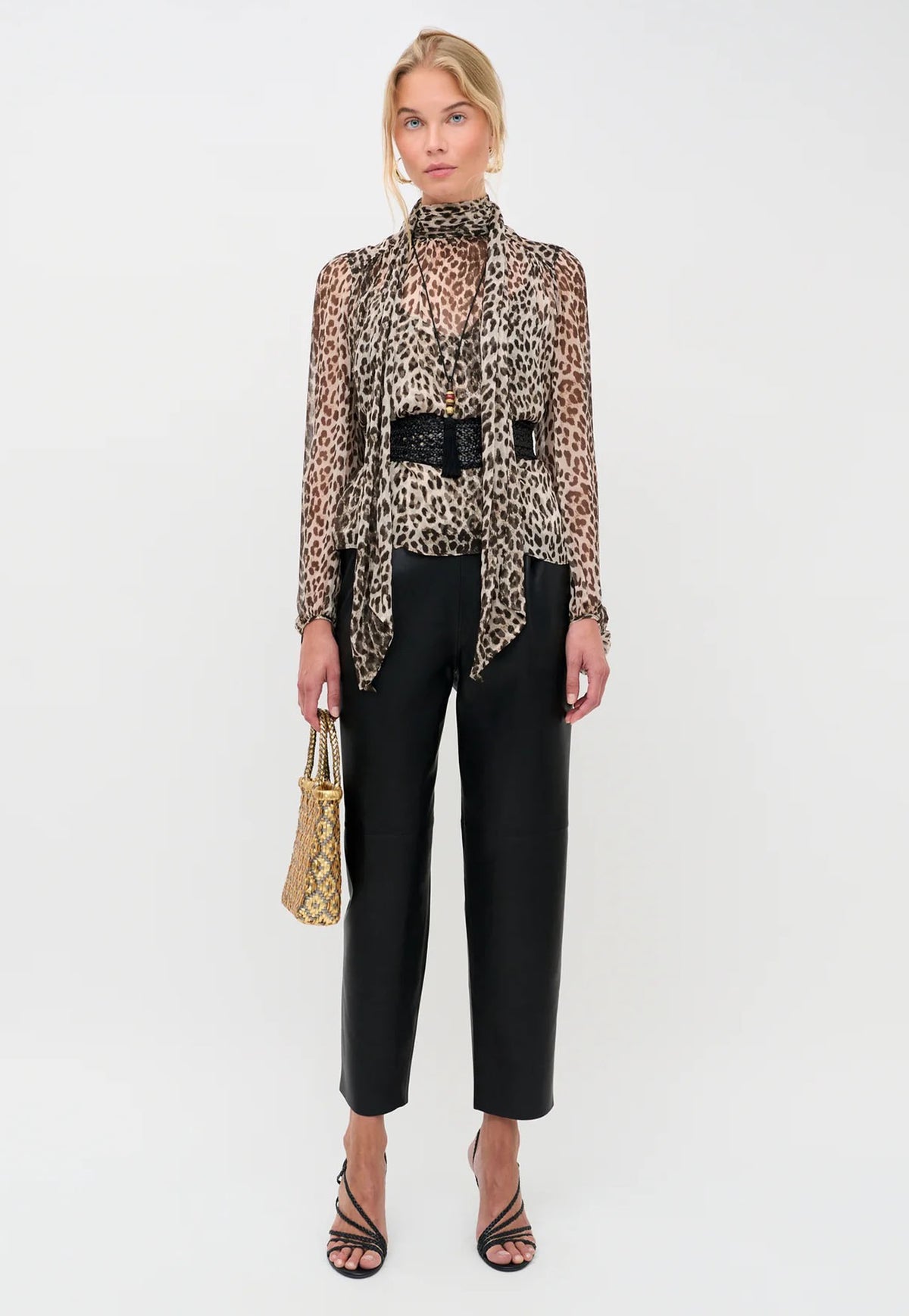 Rya Top - Nina Leopard Mocha