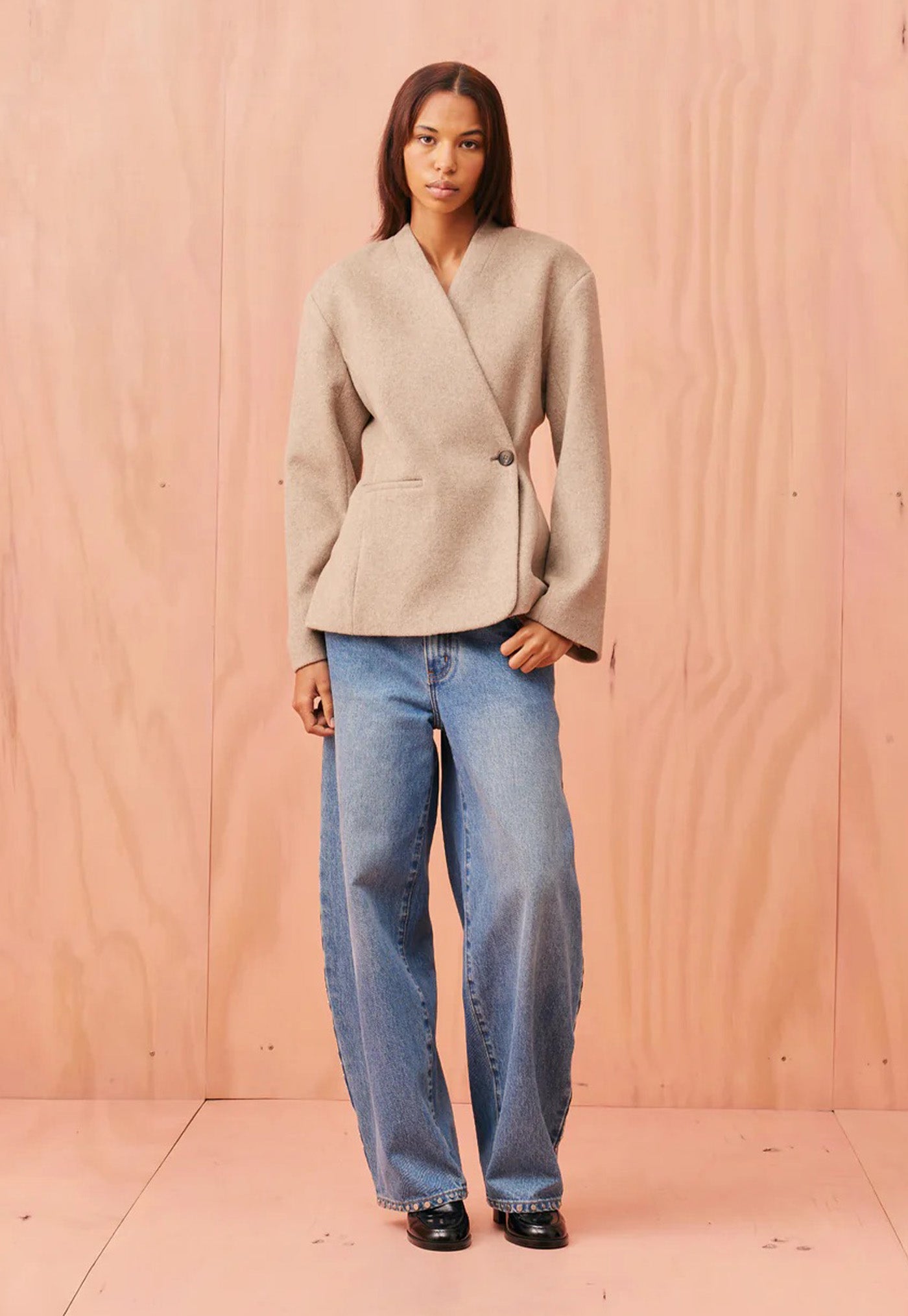 Coco Wool Blazer - Oat