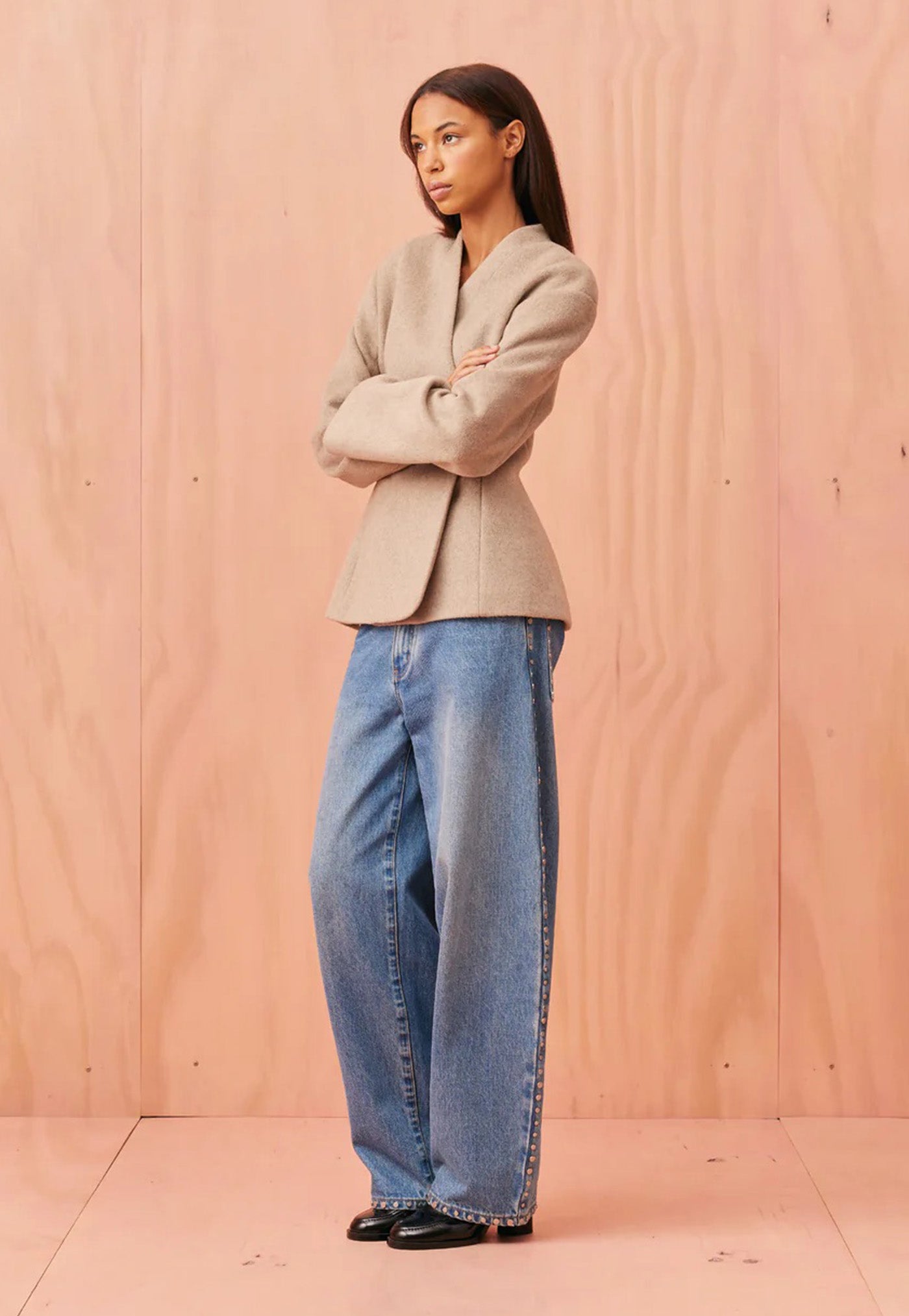 Coco Wool Blazer - Oat