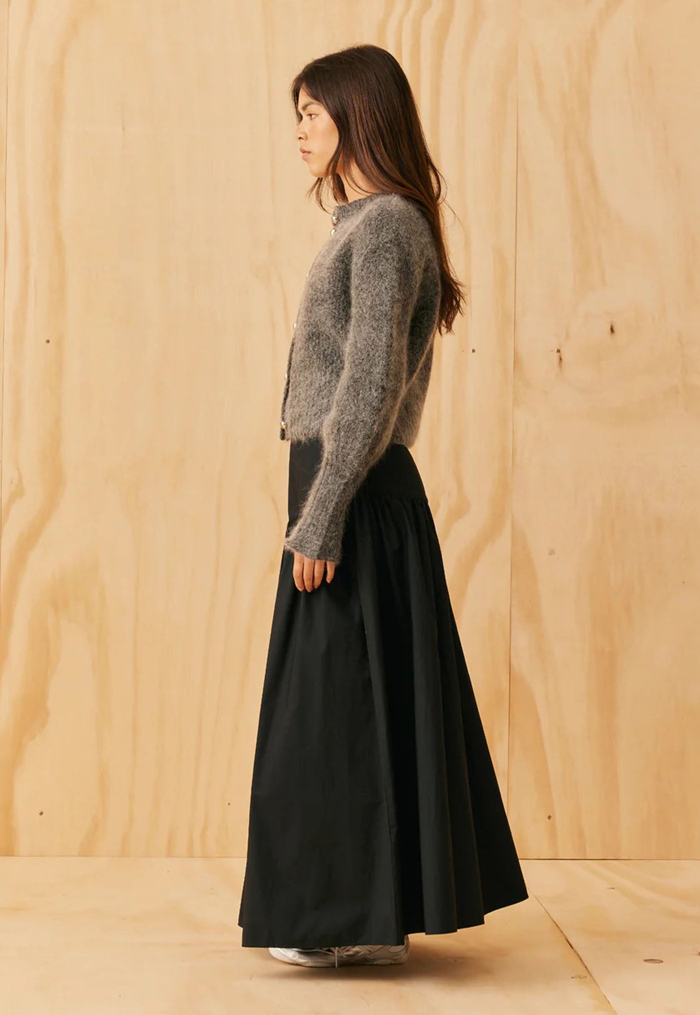 Matilda Cardigan - Charcoal