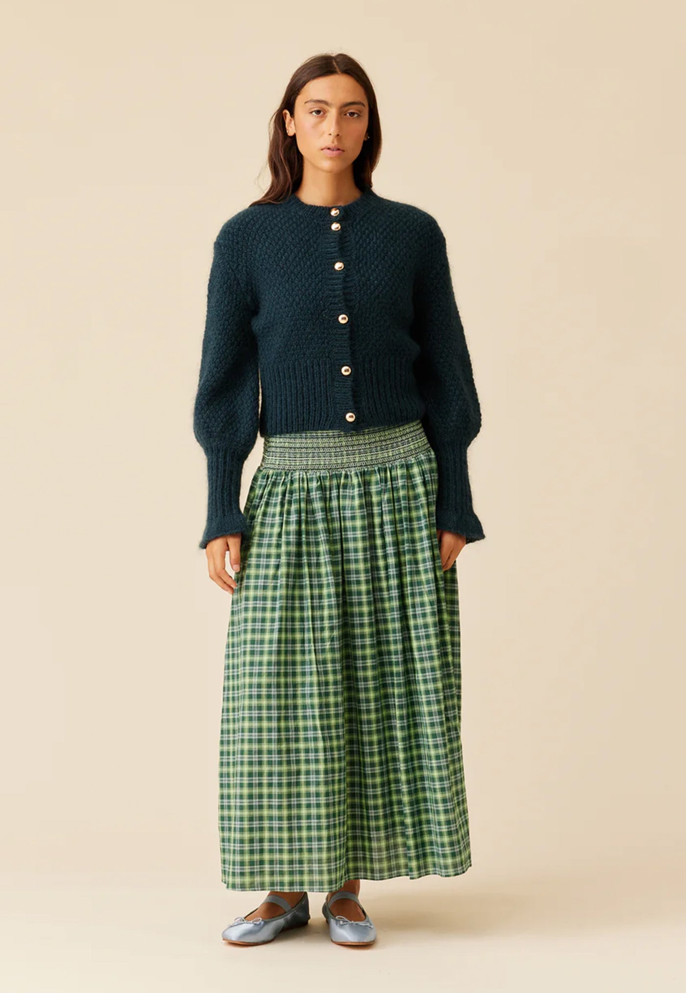 Matilda Cardigan - Petrol