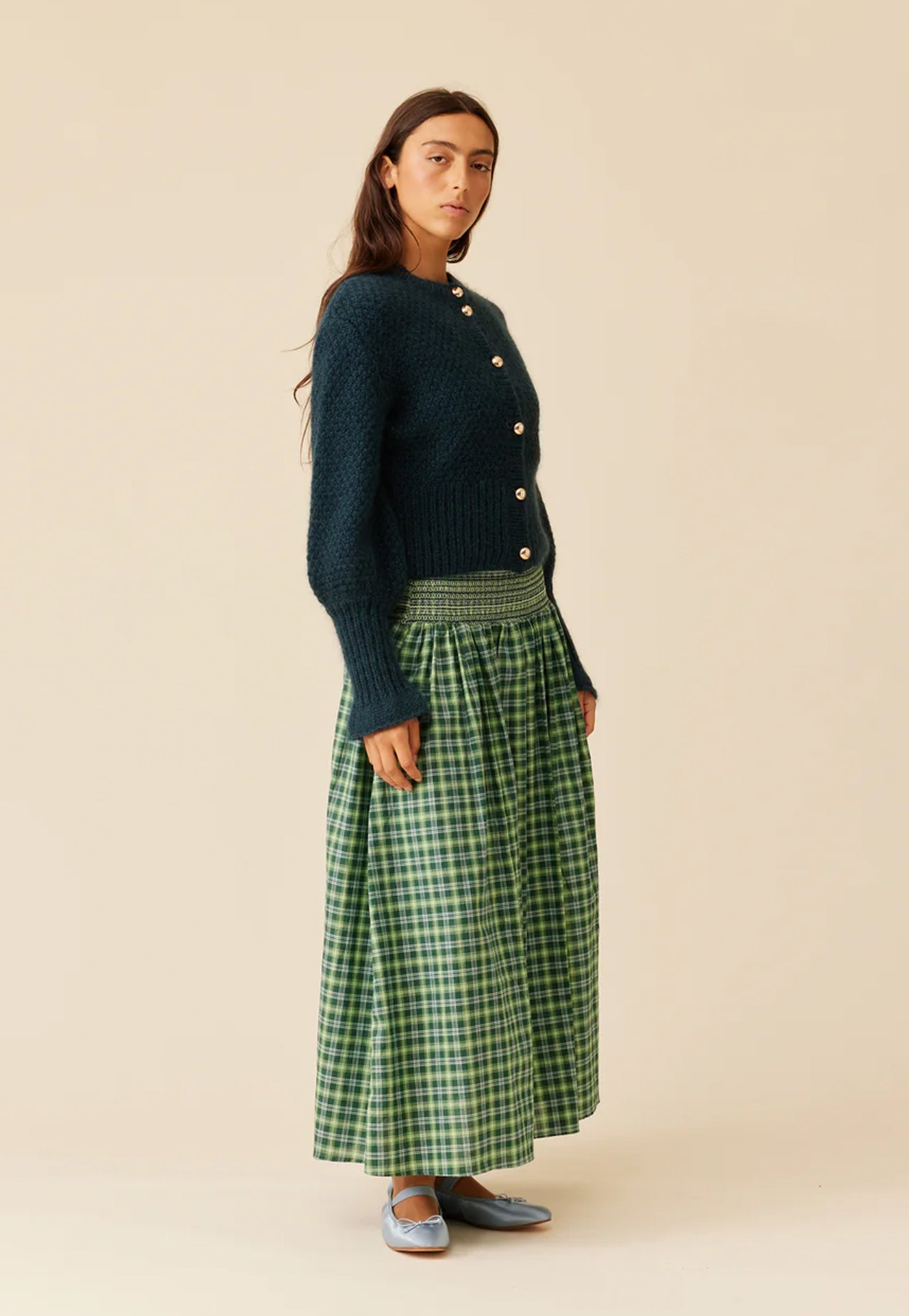 Matilda Cardigan - Petrol