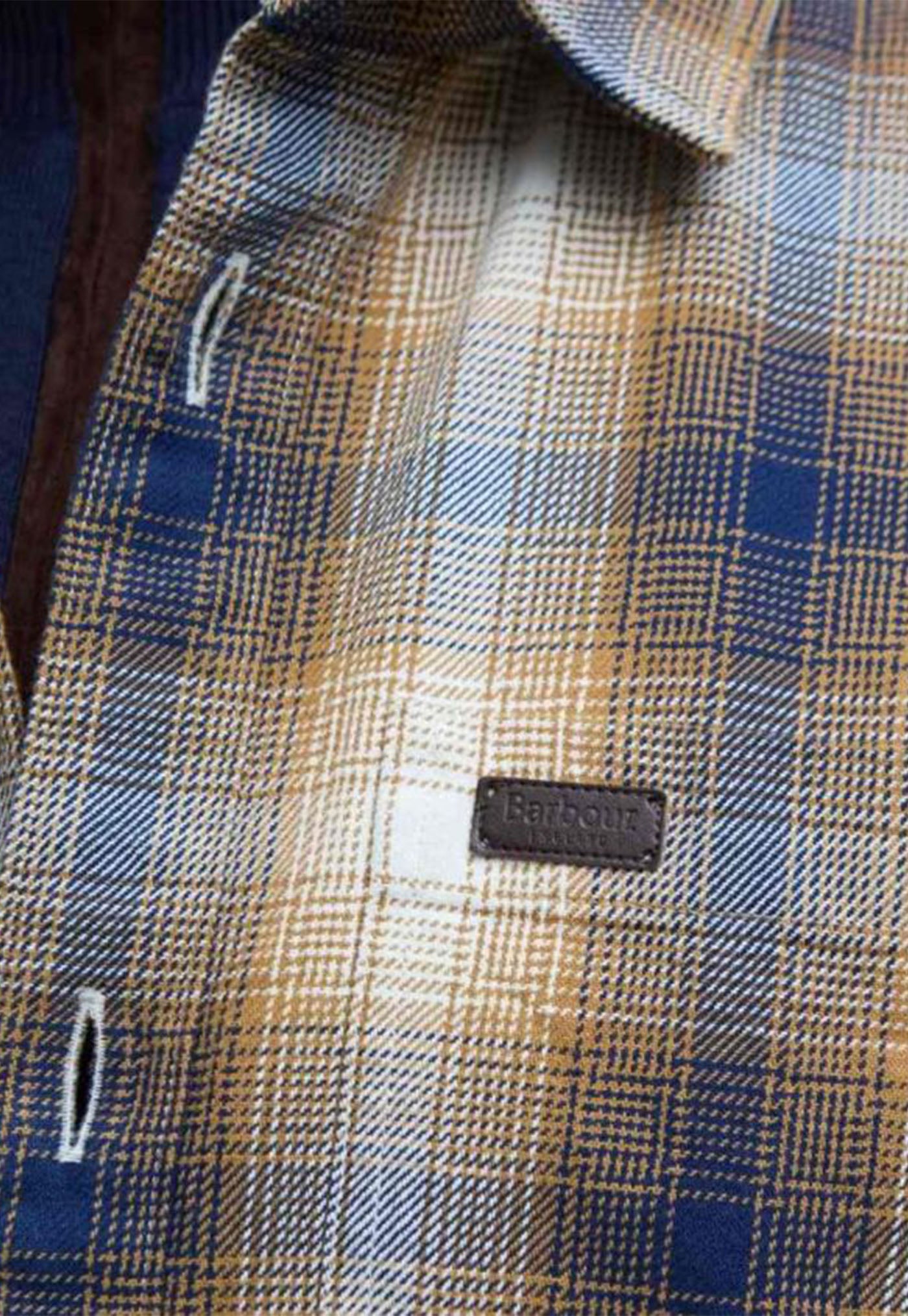 Sandside Checked Overshirt - Navy
