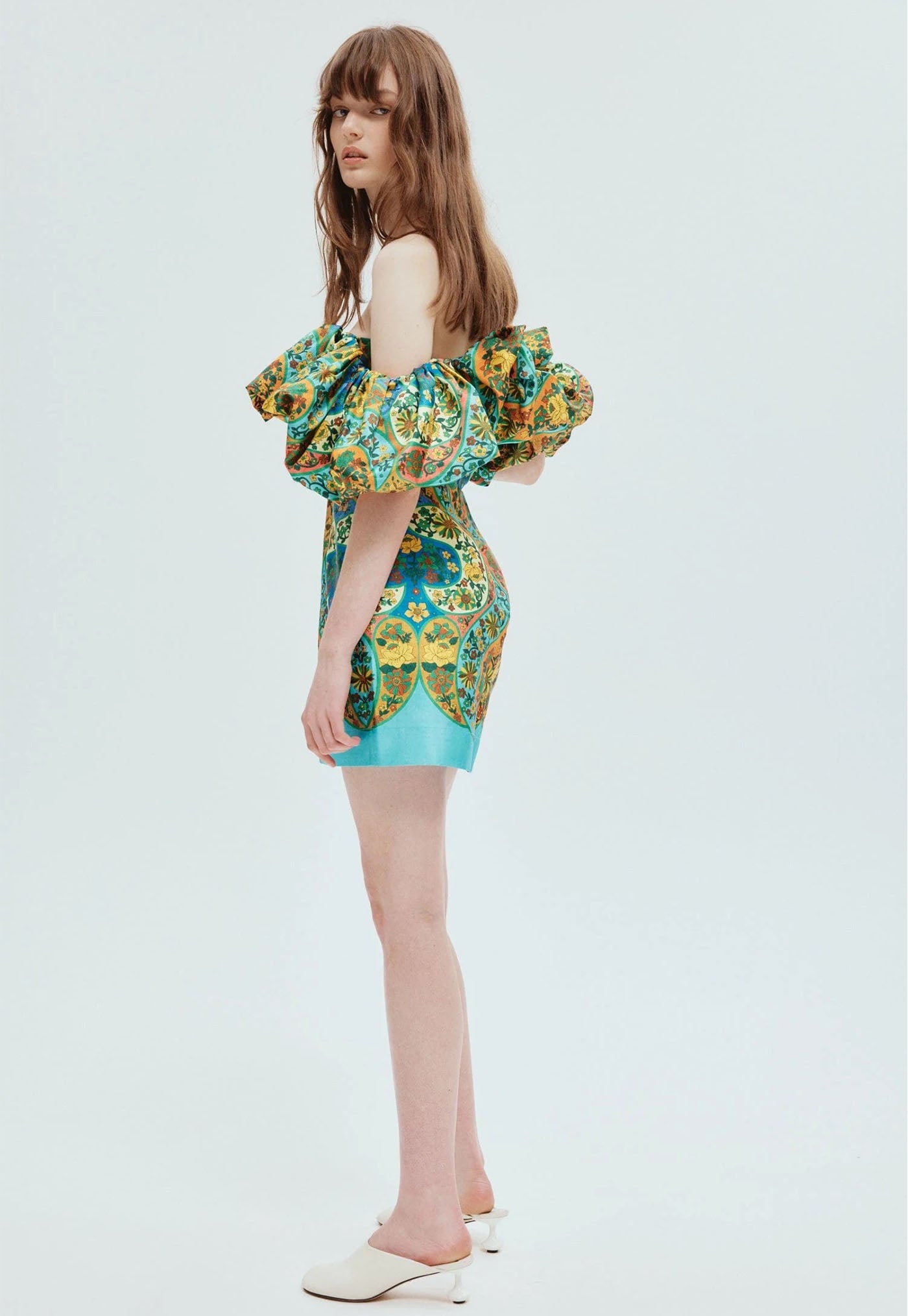 Sofie Off Shoulder Dress - Multi sold by Angel Divine