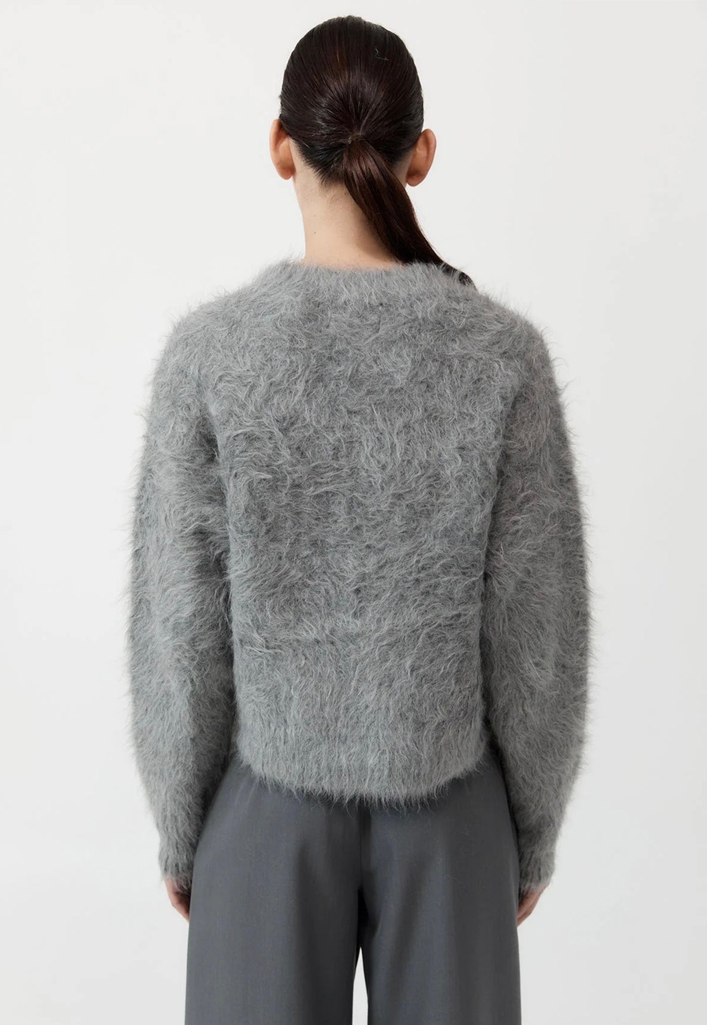 Alpaca Sweater - Soft Grey sold by Angel Divine
