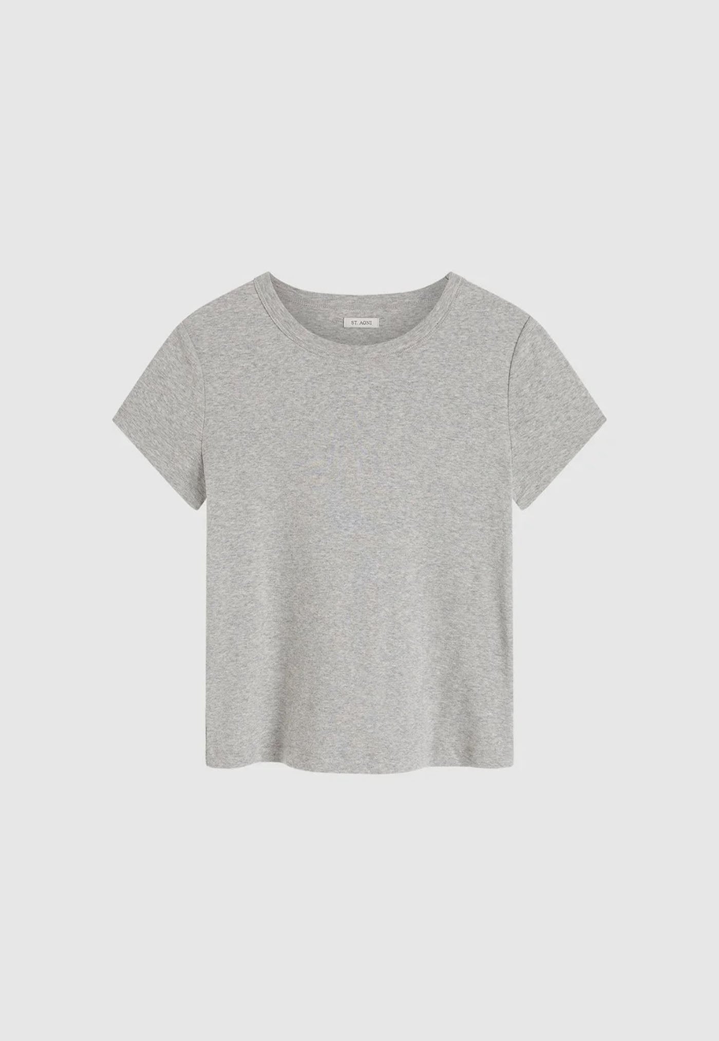 Organic Cotton Baby Tee - Grey Marle