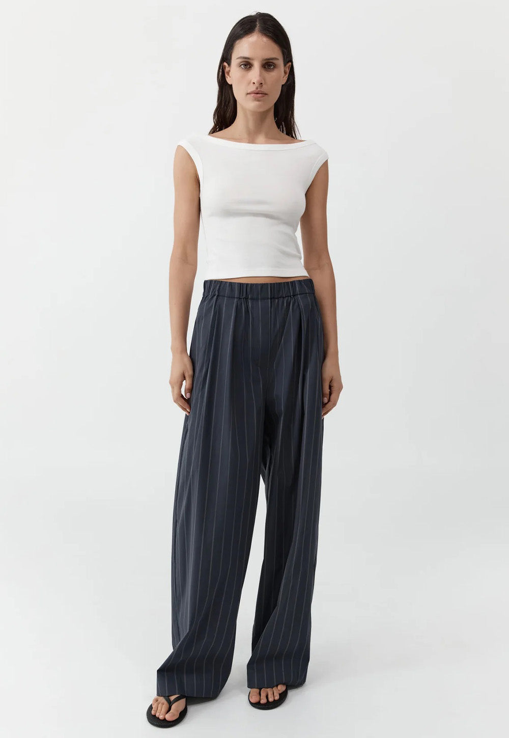 Organic Cotton Ballerina Top - White