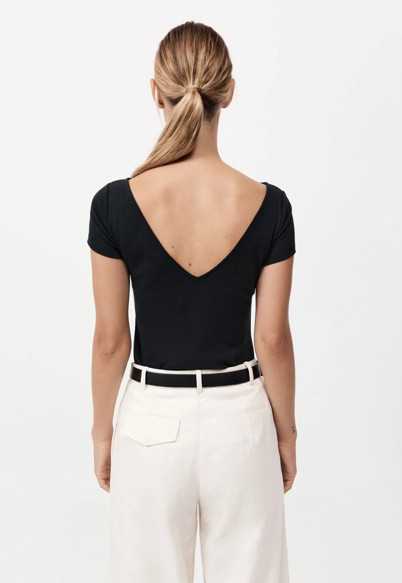 Organic Cotton Ballet Top - Jet Black sold by Angel Divine