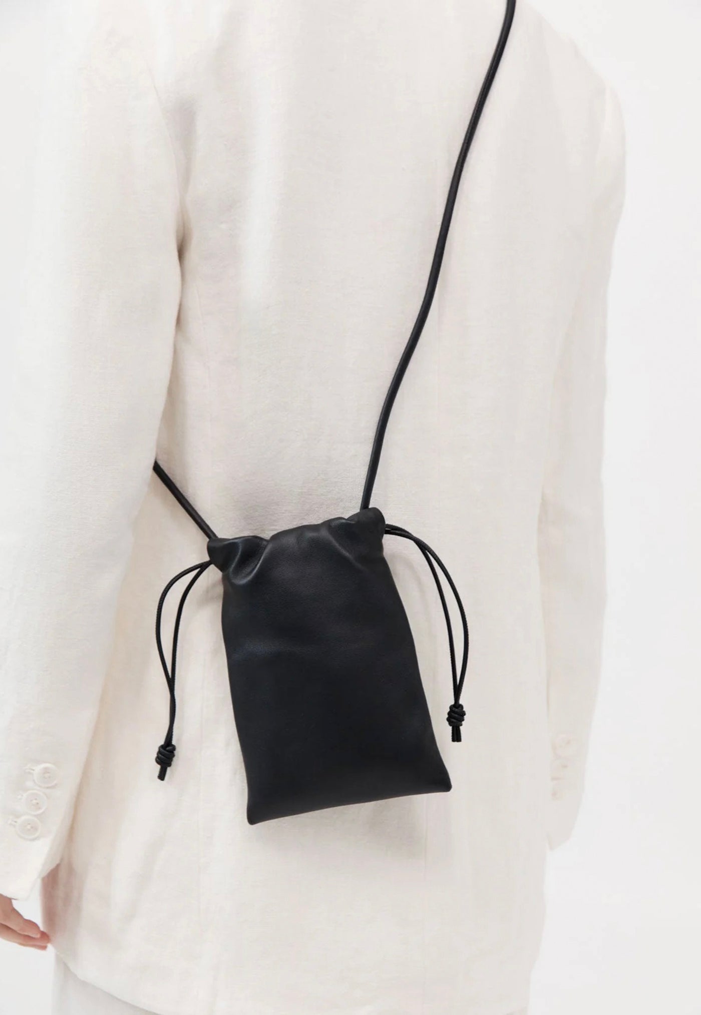 Soft Drawstring Pouch - Black sold by Angel Divine