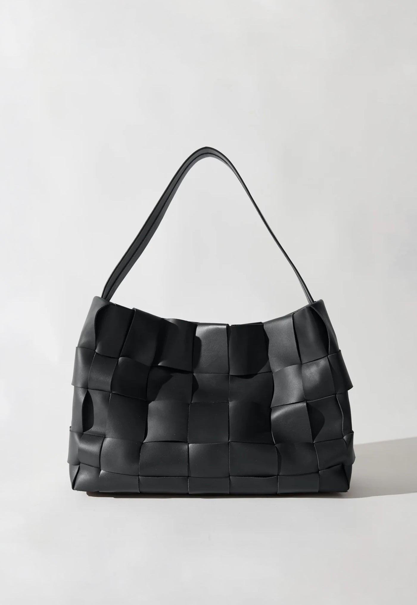 Woven Large Tote - Black