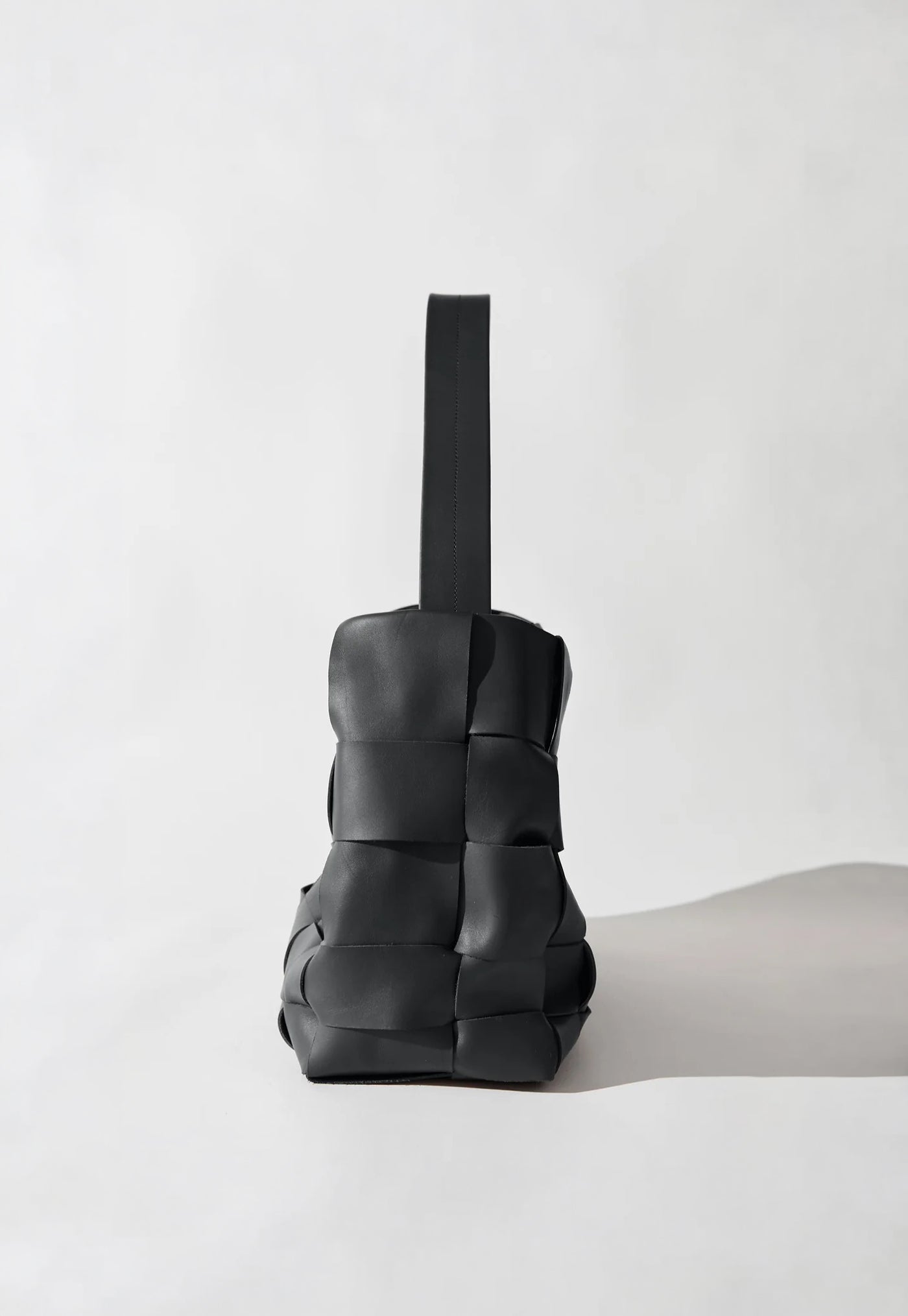 Woven Large Tote - Black