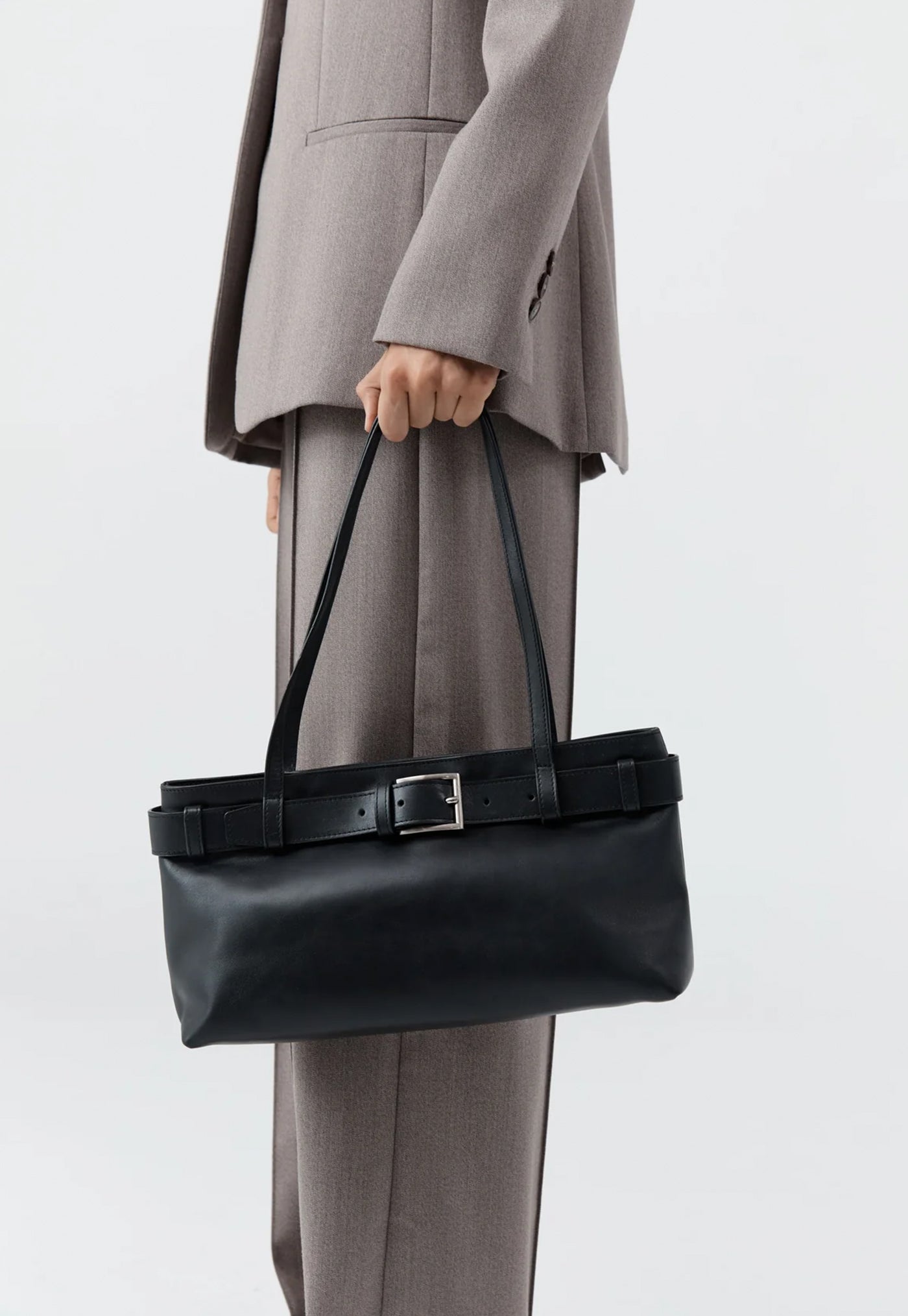 Belt Detail Baguette - Black