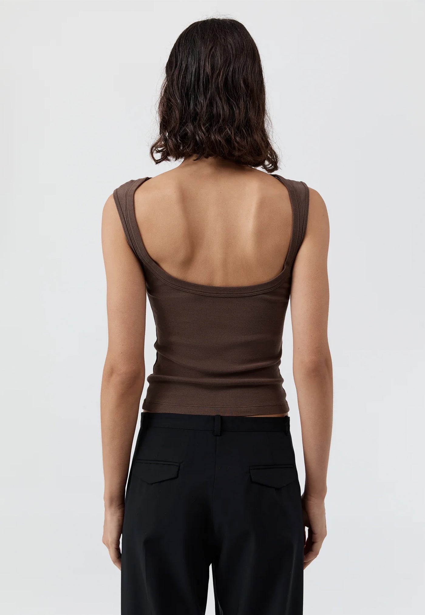 Organic Cotton Ballerina Top - Fudge