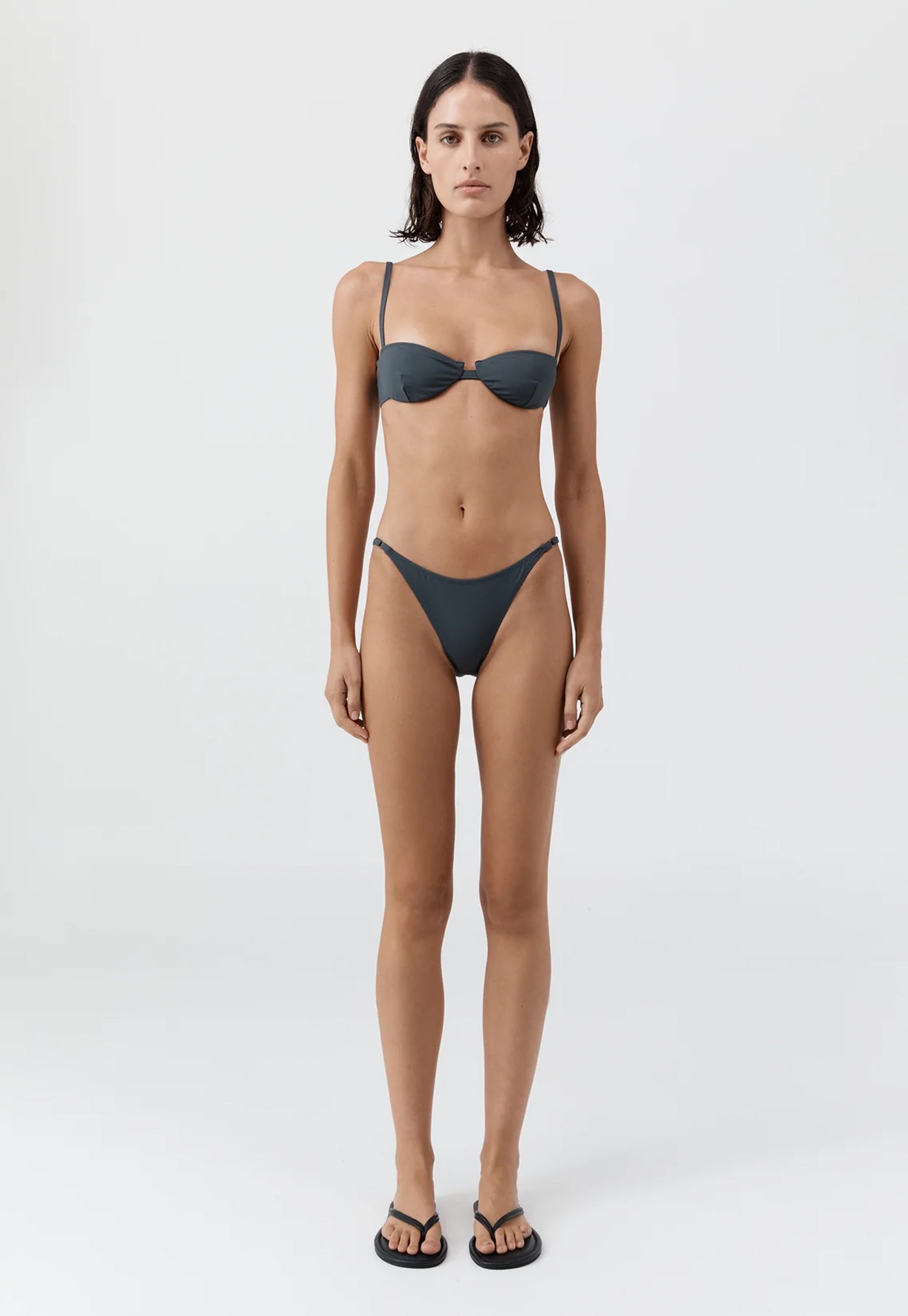 Balconette Bikini Top - Graphite