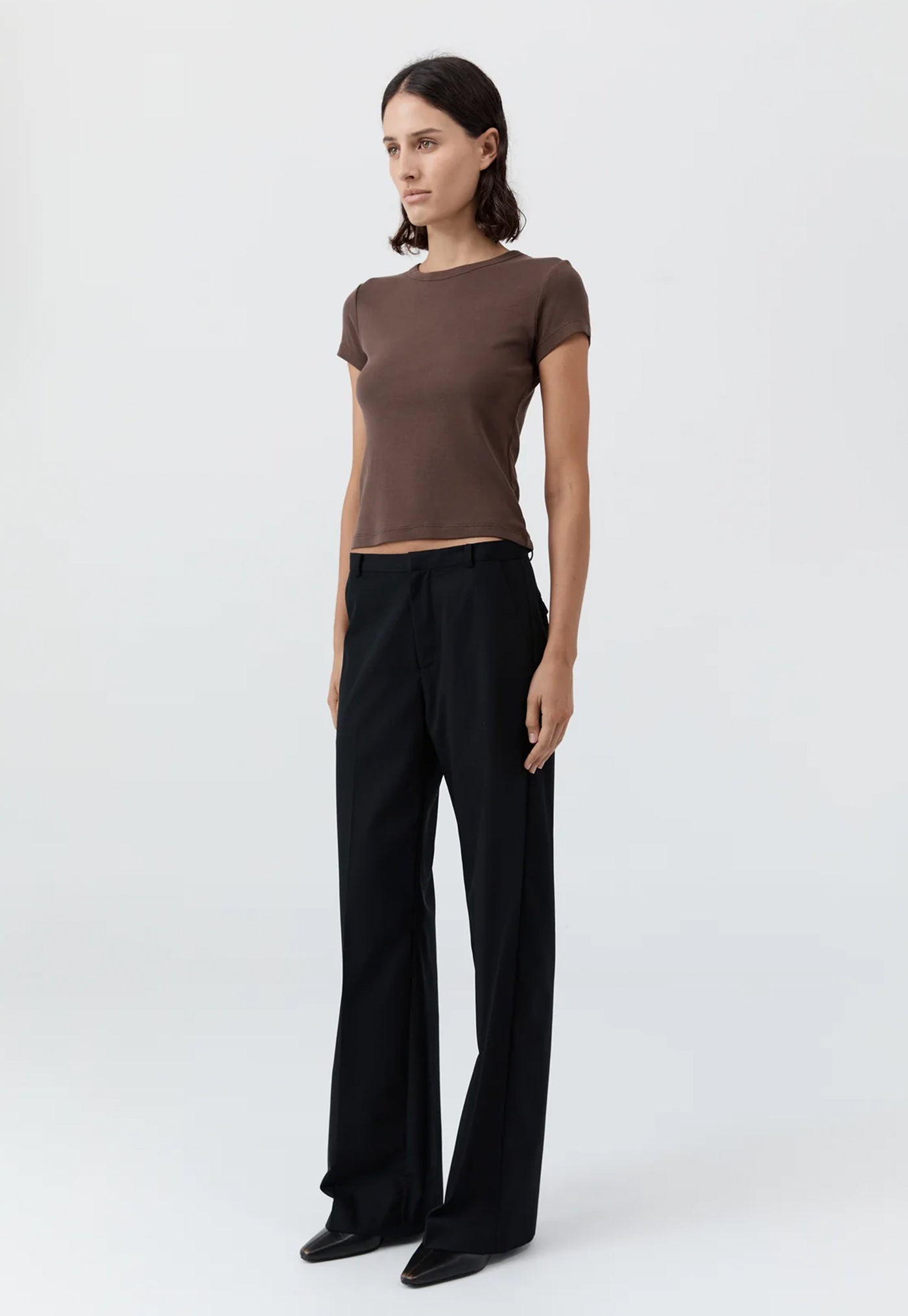 Organic Cotton Baby Tee - Fudge