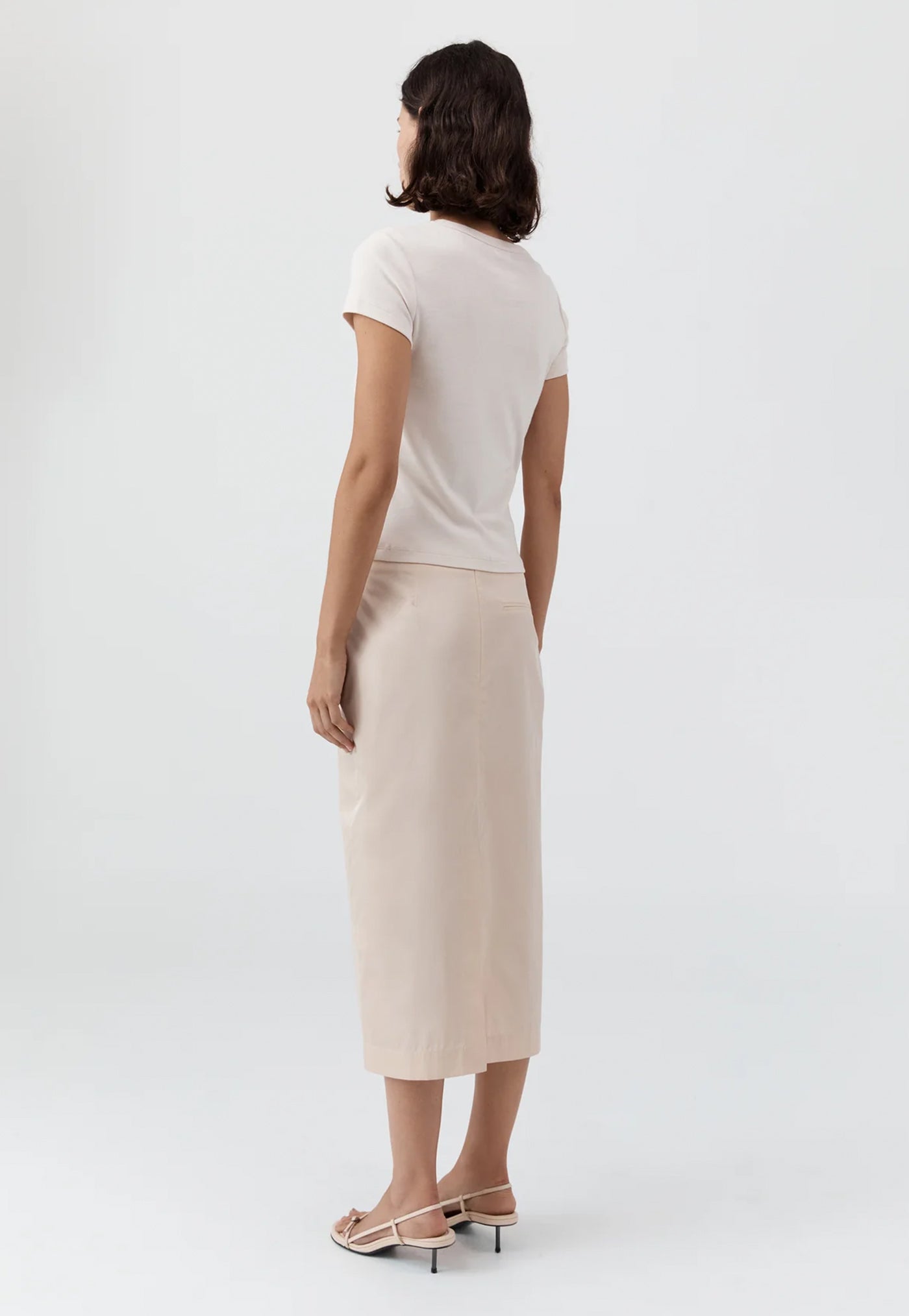 Organic Cotton Baby Tee - Shell Pink