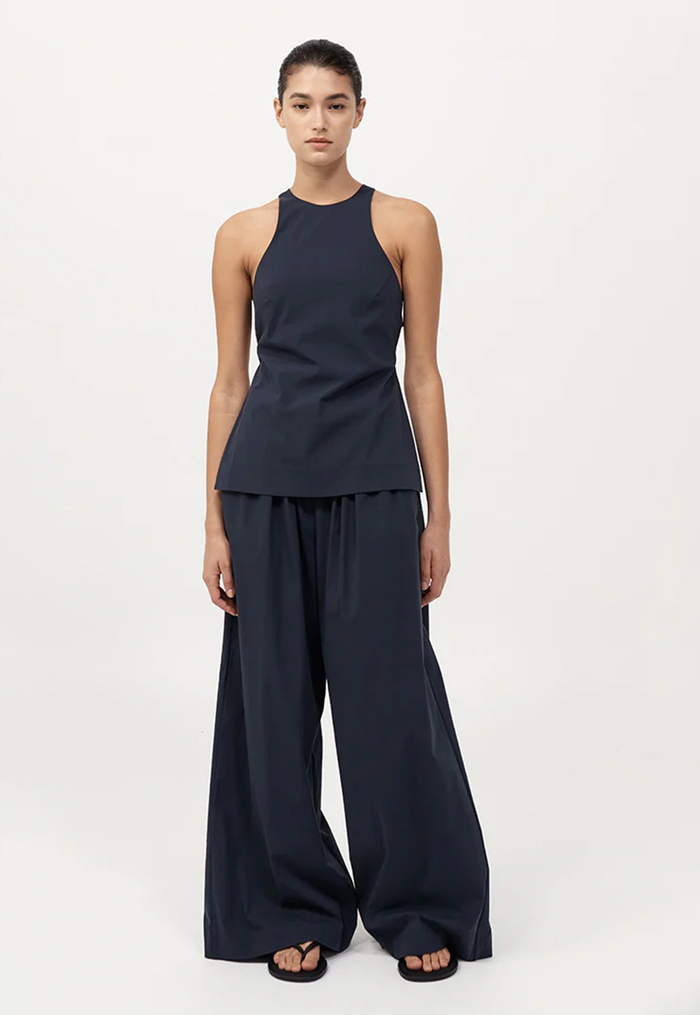 Racerback Top - Dark Ink