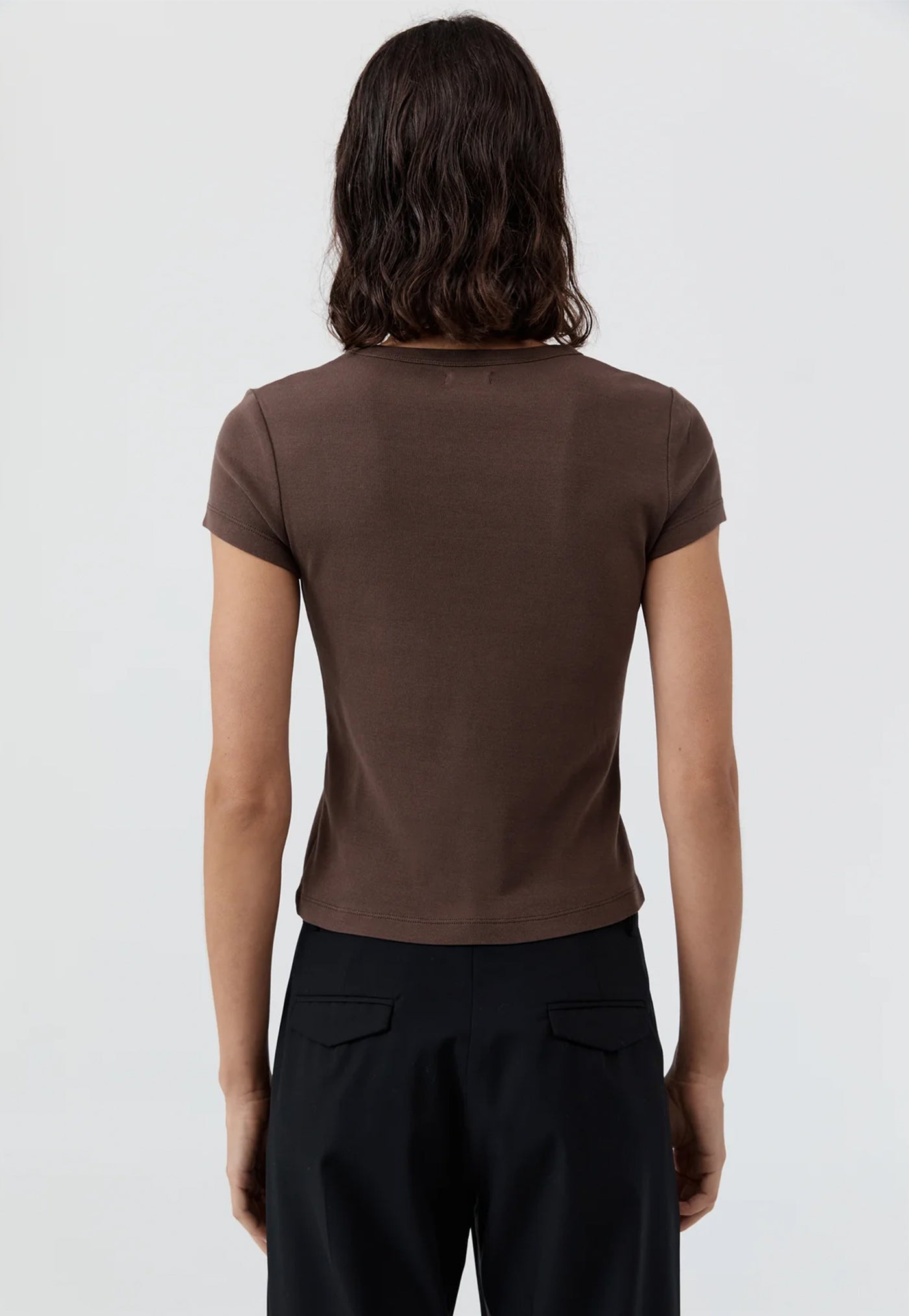 Organic Cotton Baby Tee - Fudge