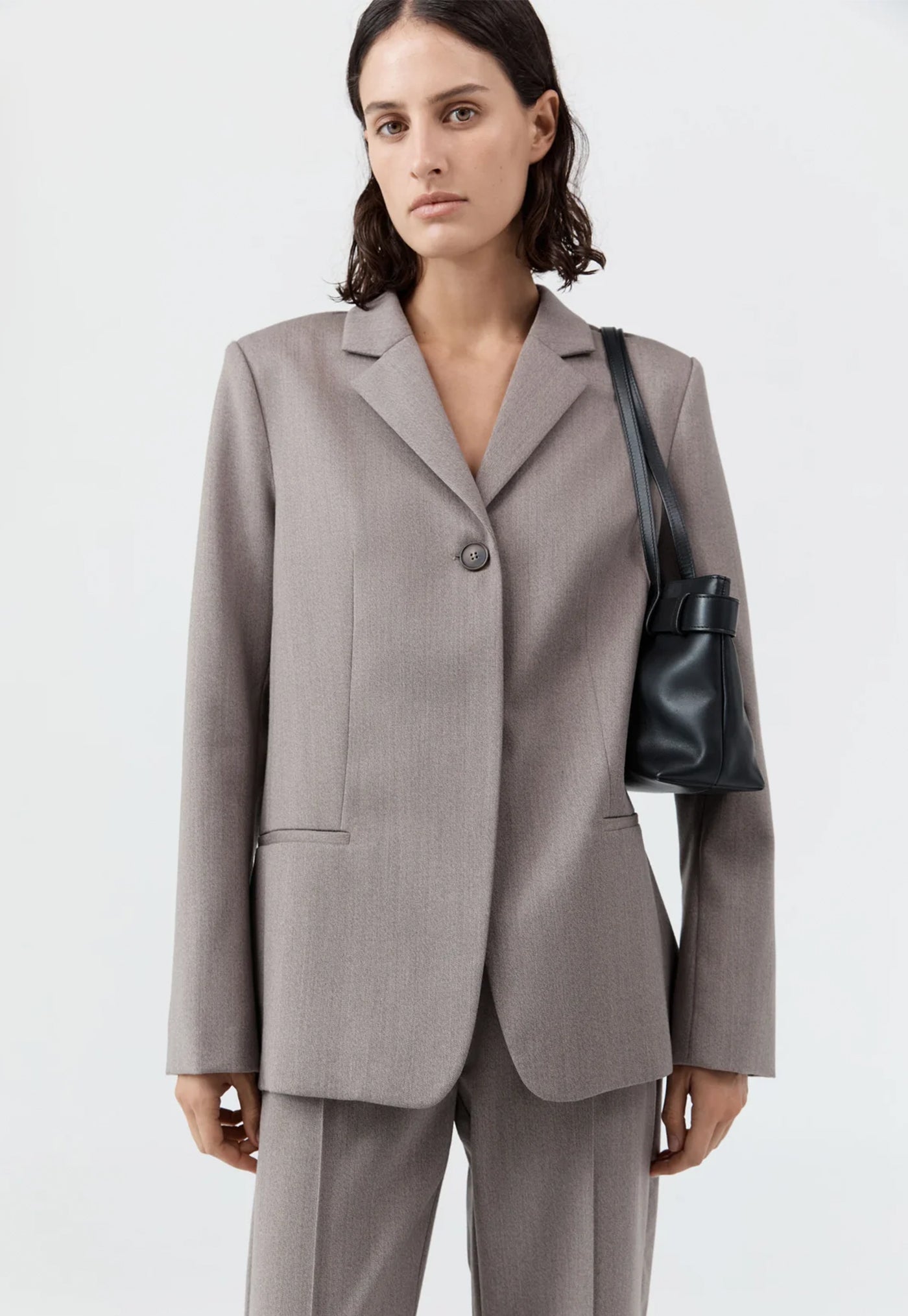 Belt Detail Baguette - Black