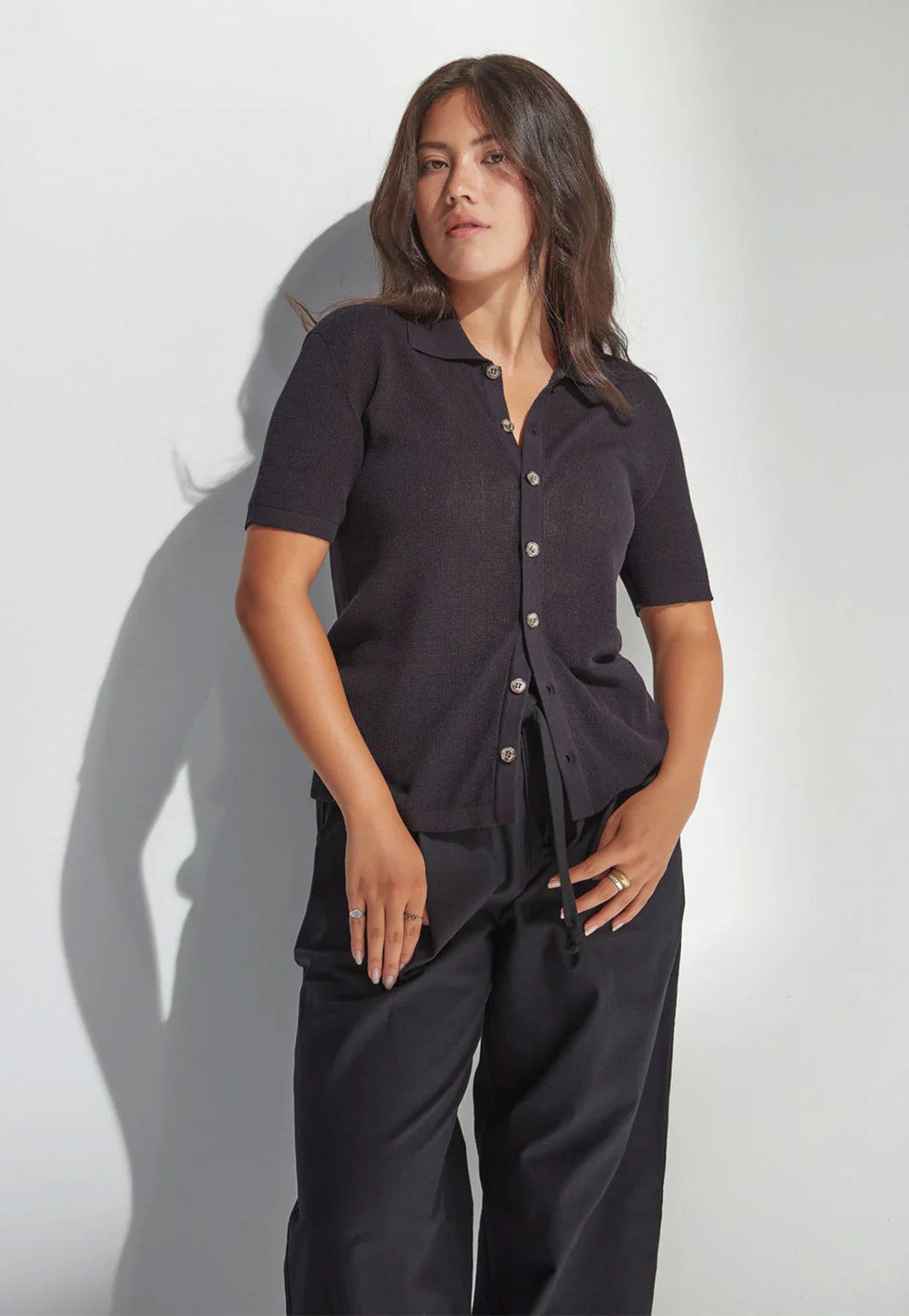 Cotton Universal Shirt - Black