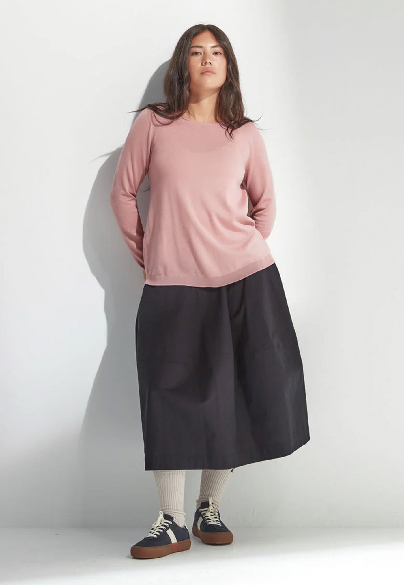 Merino Swing Sweater - Coral