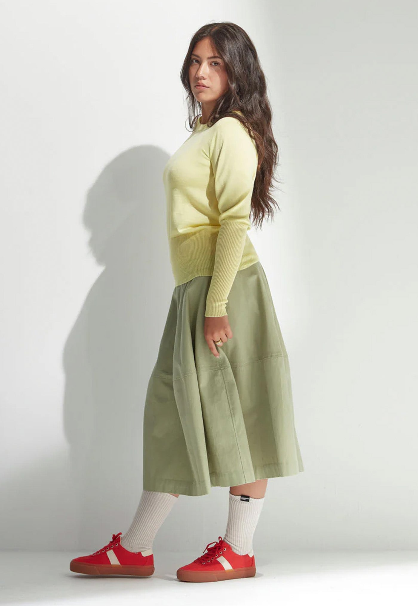Merino Long Rib Sweater - Barlett
