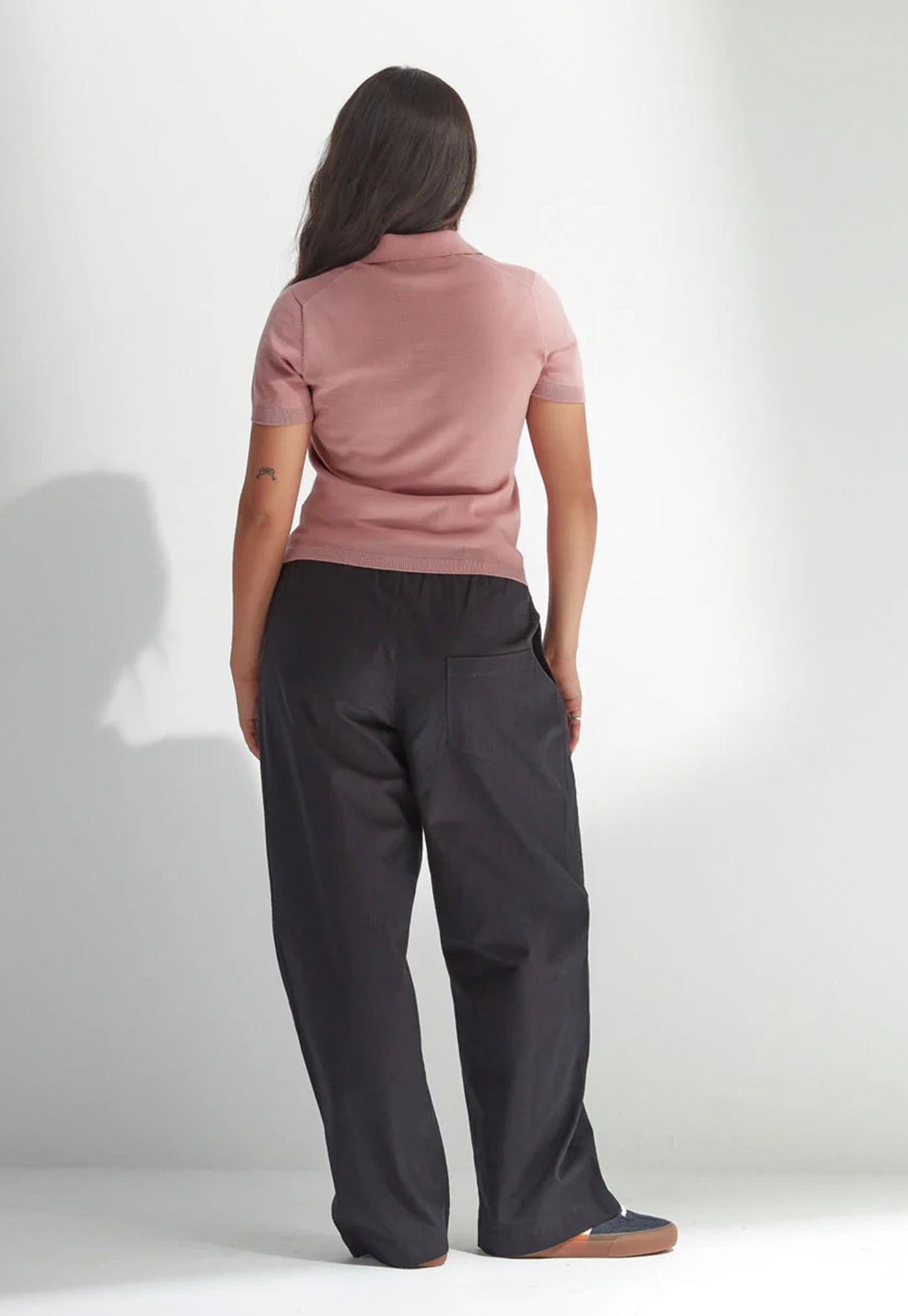 Merino Polo Shirt - Coral