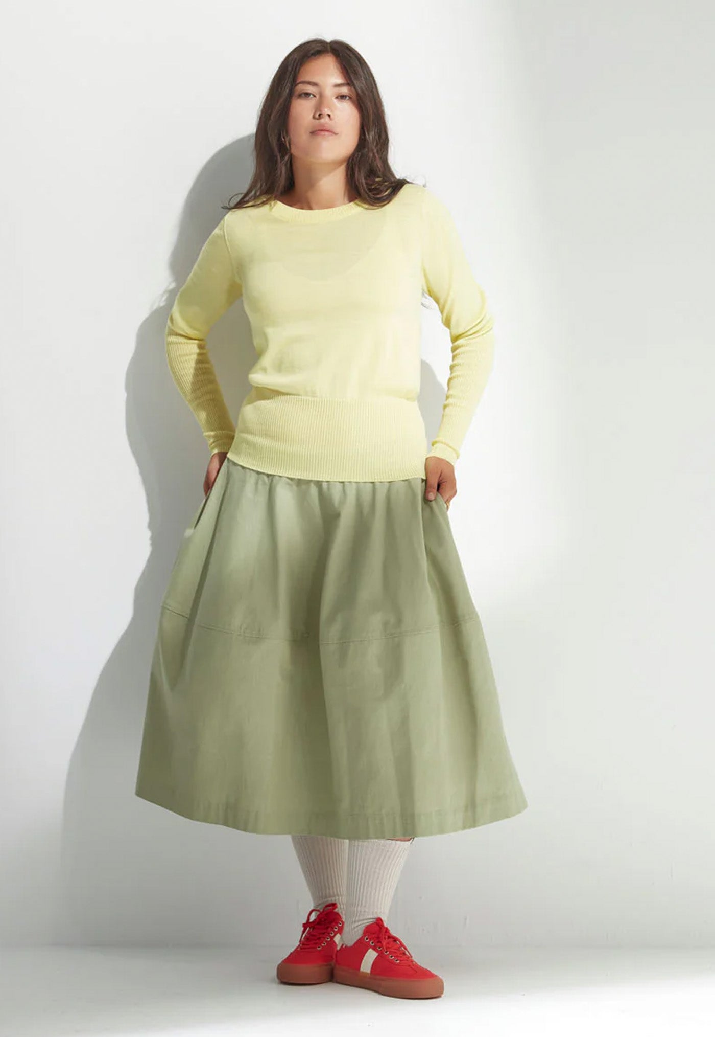 Merino Long Rib Sweater - Barlett
