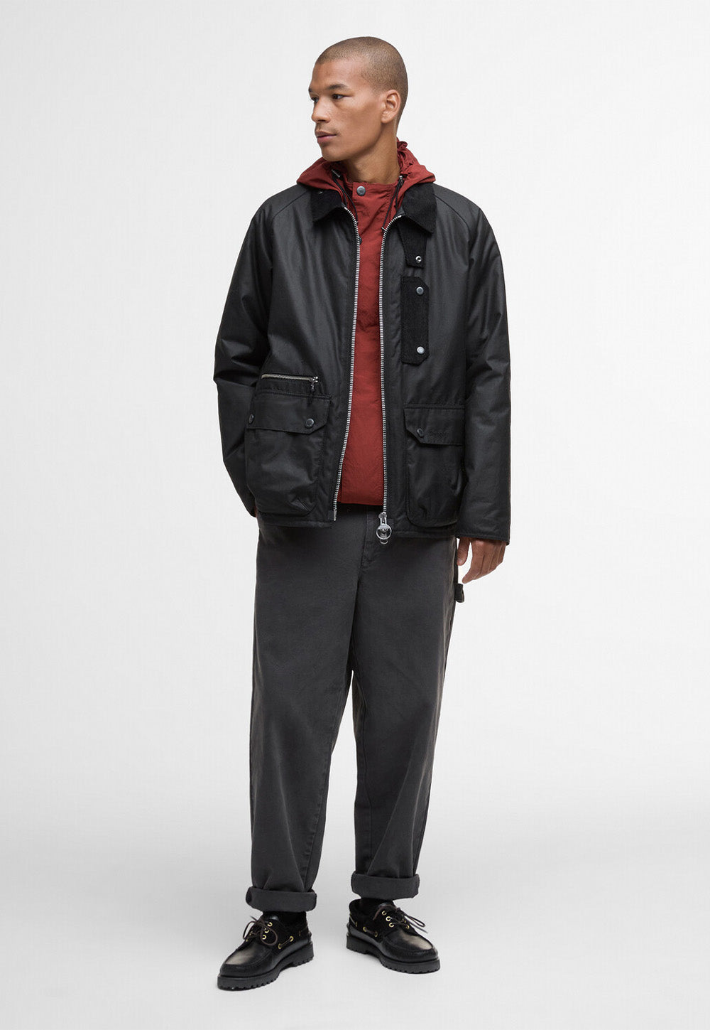 Tract Wax Jacket - Black