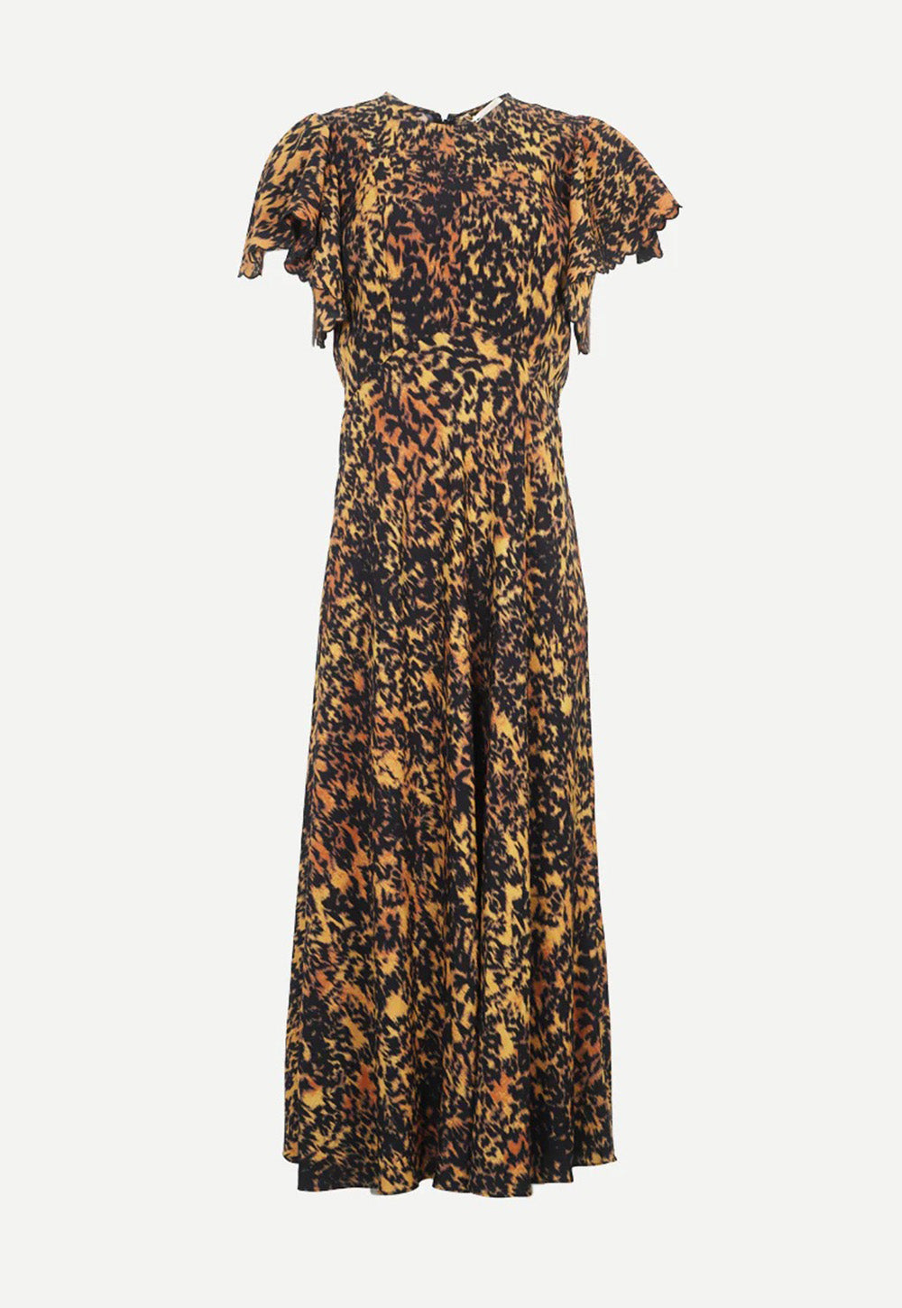 Blithe Flutter Sleeve Midi Dress - Savannah