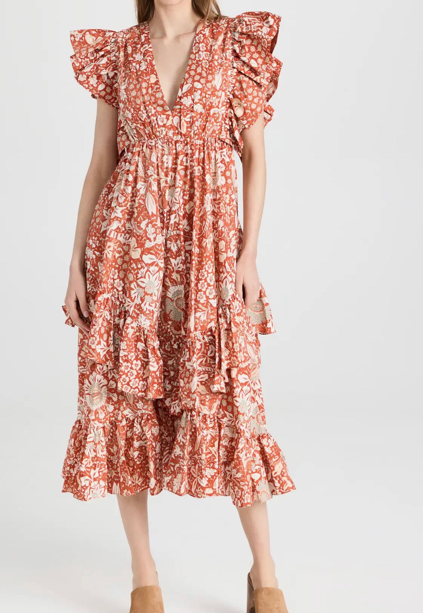 Delila Dress - Orange Blossom sold by Angel Divine