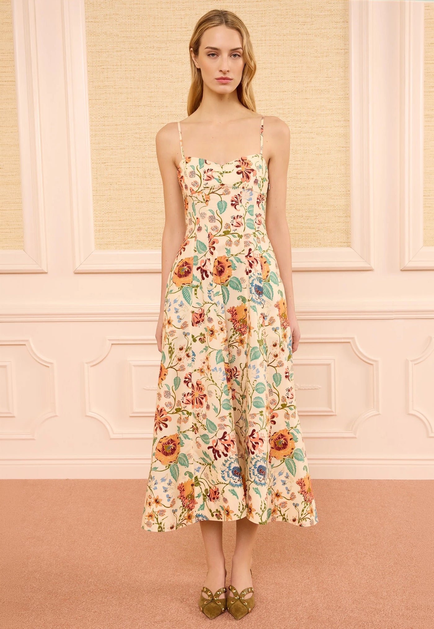 Fiora Cami Cotton Dress - Abalone