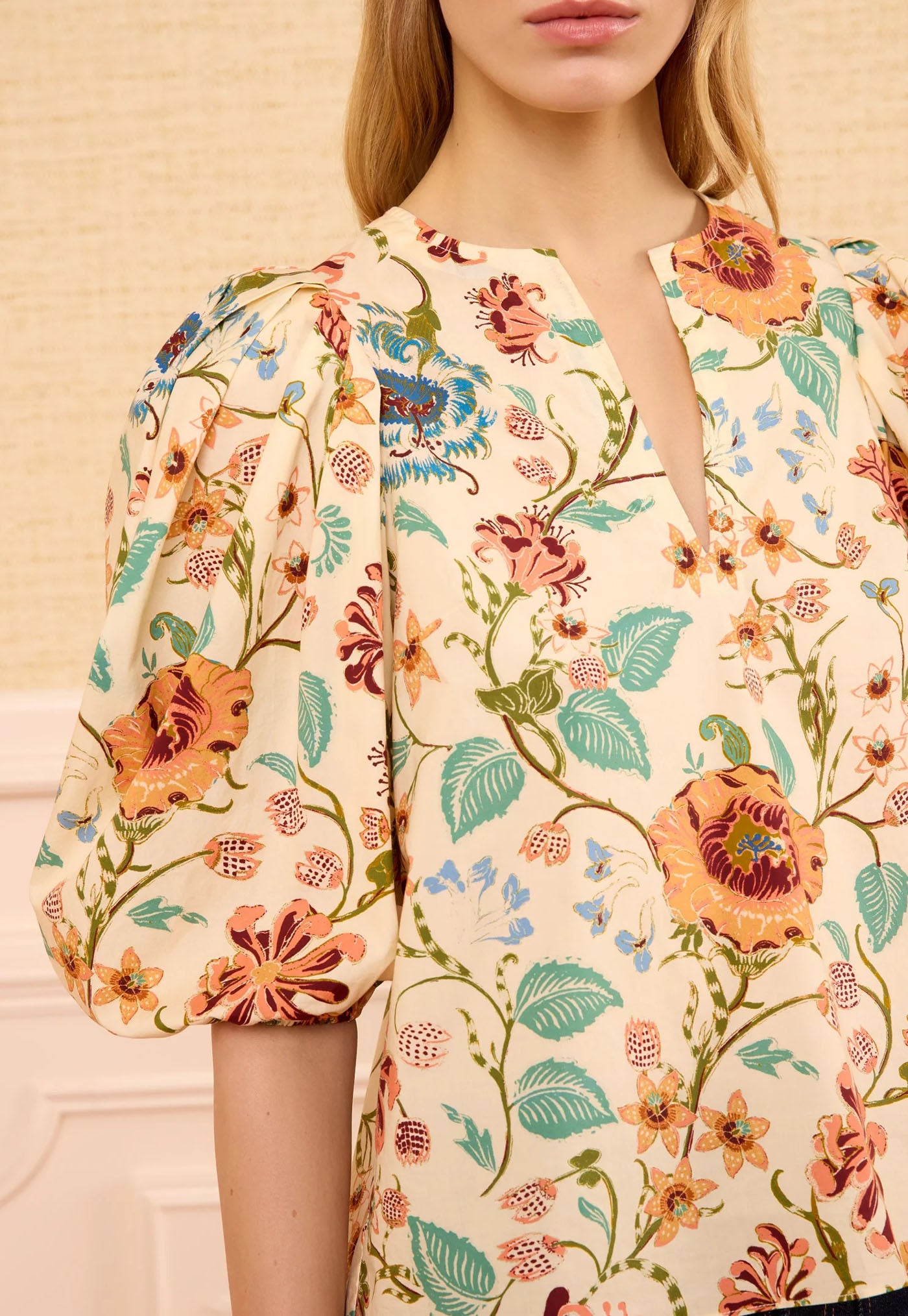 Florielle SS Cotton Top - Abalone