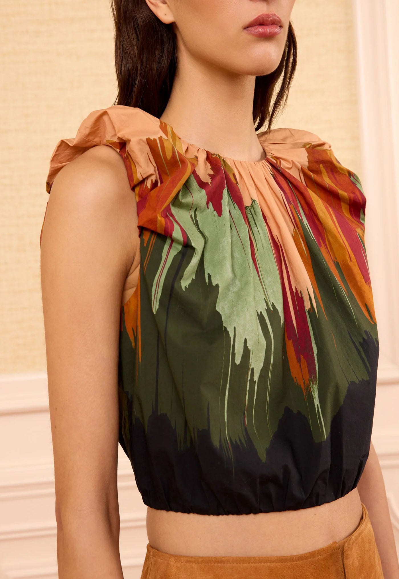 Gracie SL Cotton Top - Agate