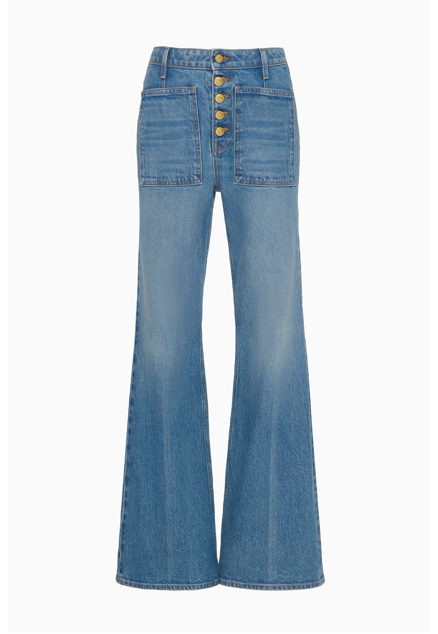 The Stretch Lou Kick Flare Jean - Danube