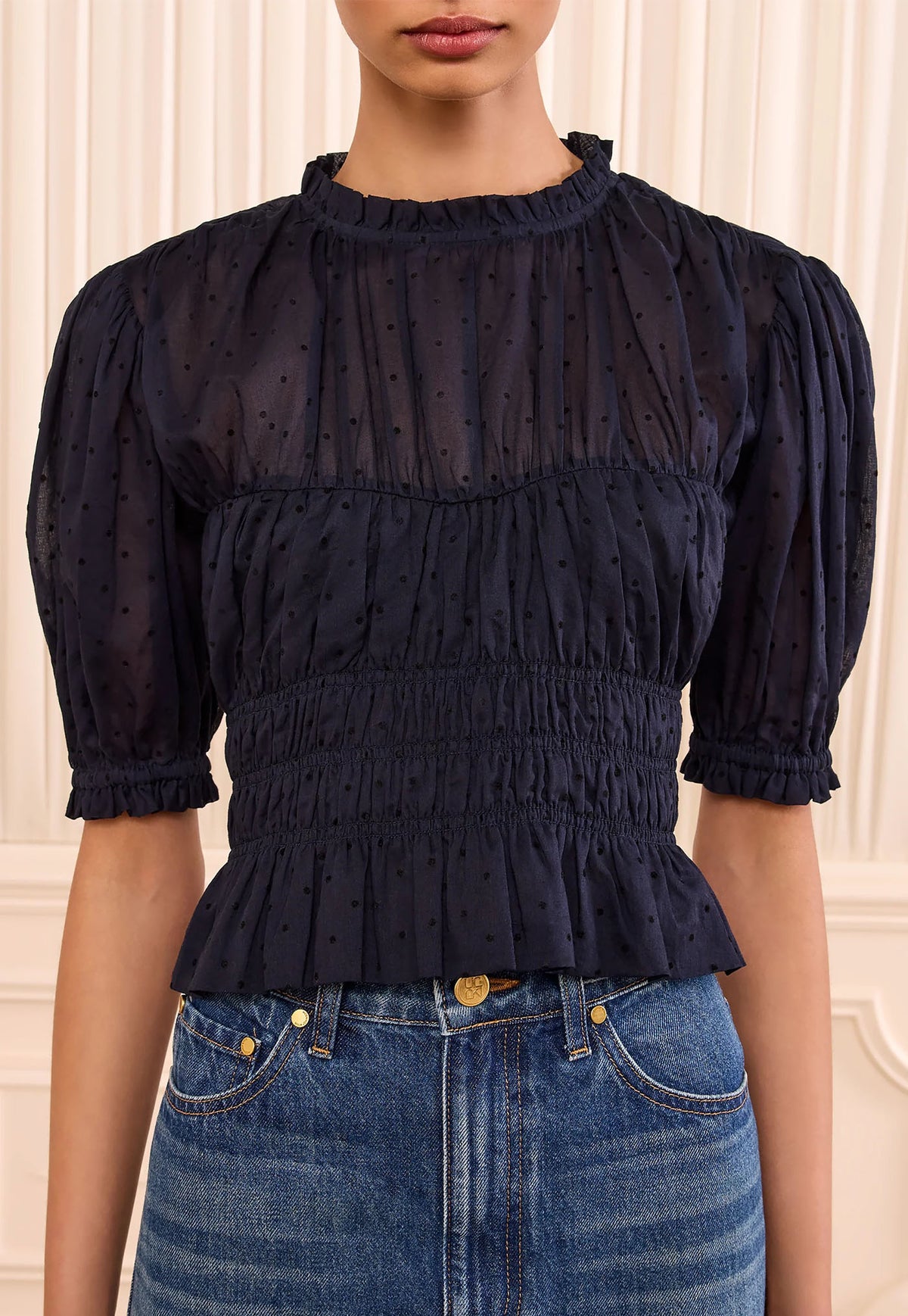 Rae SS Cotton Top - Nightfall