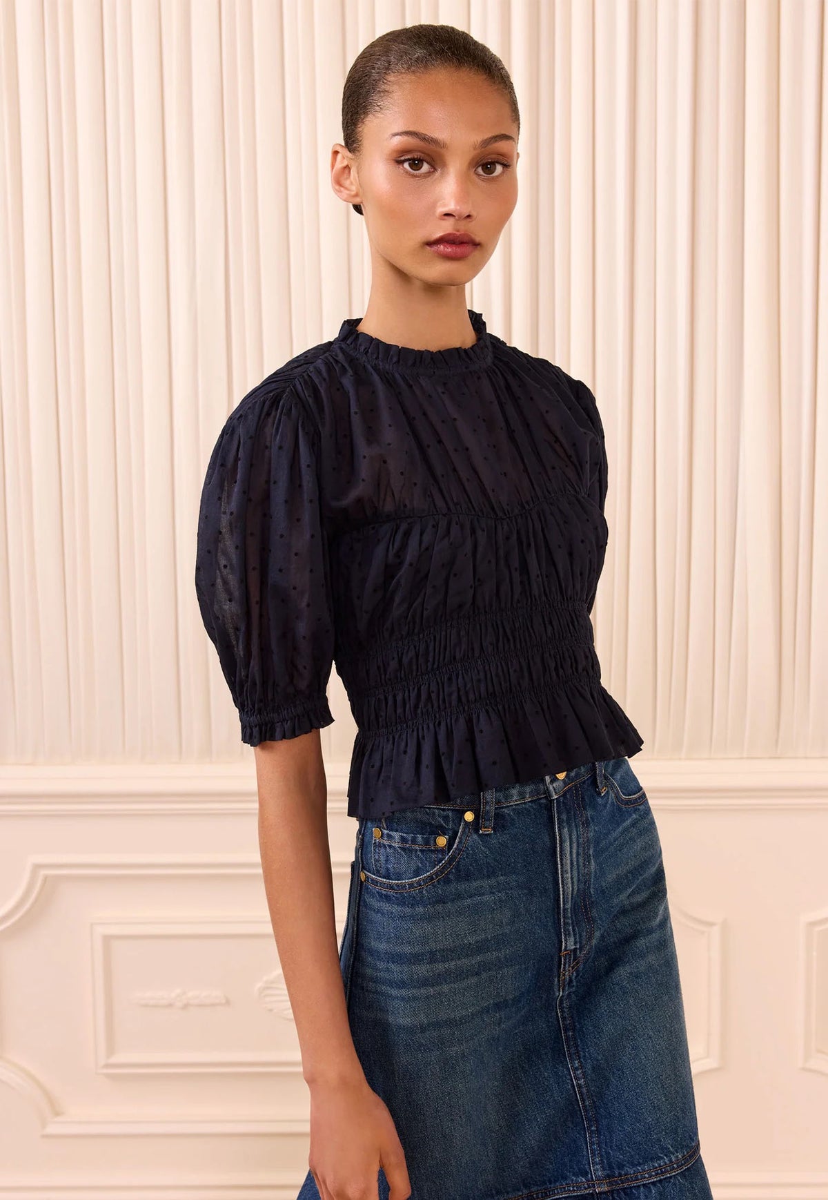 Rae SS Cotton Top - Nightfall
