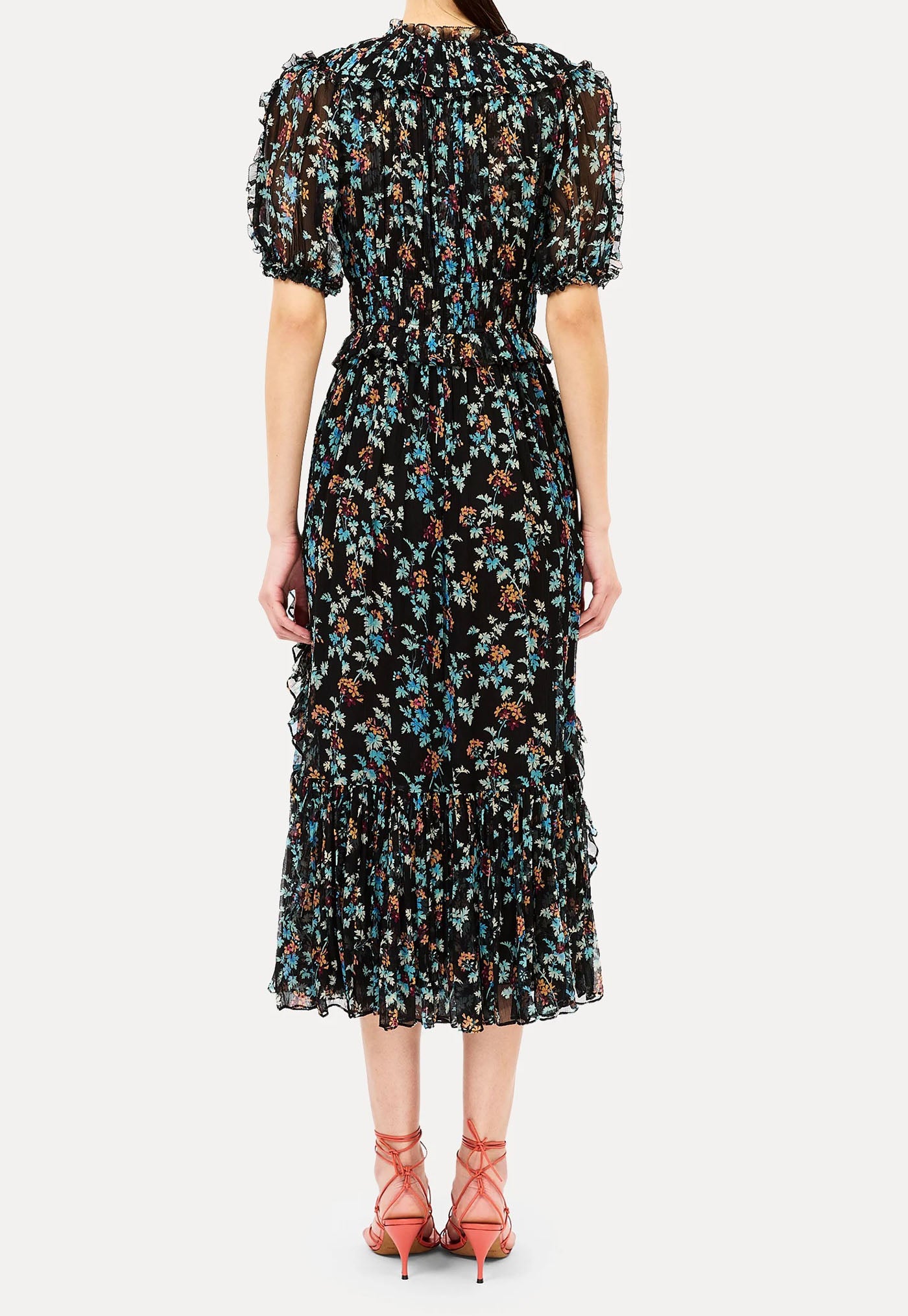 Wren SS Silk Dress - Nightshade