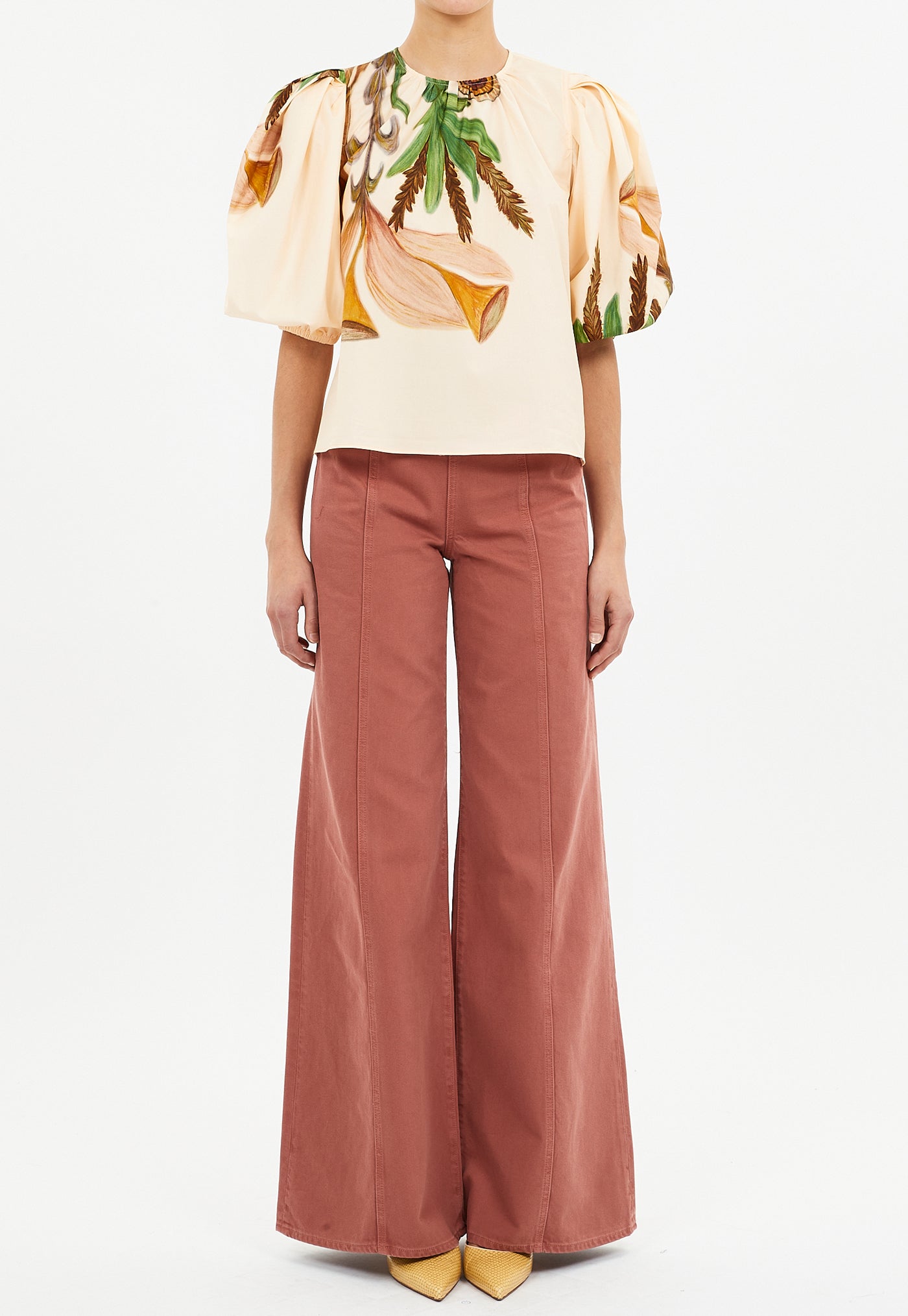 Ravena Puff Sleeve Top - Inner Nature