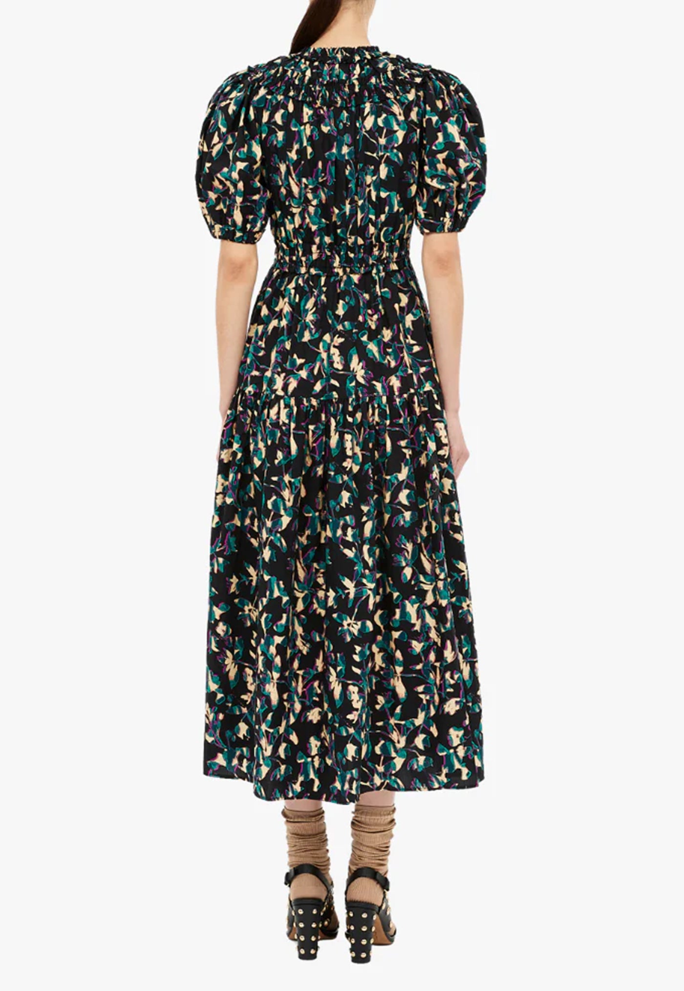 Othella Short Sleeve Midi Dress - Kaleidoscope
