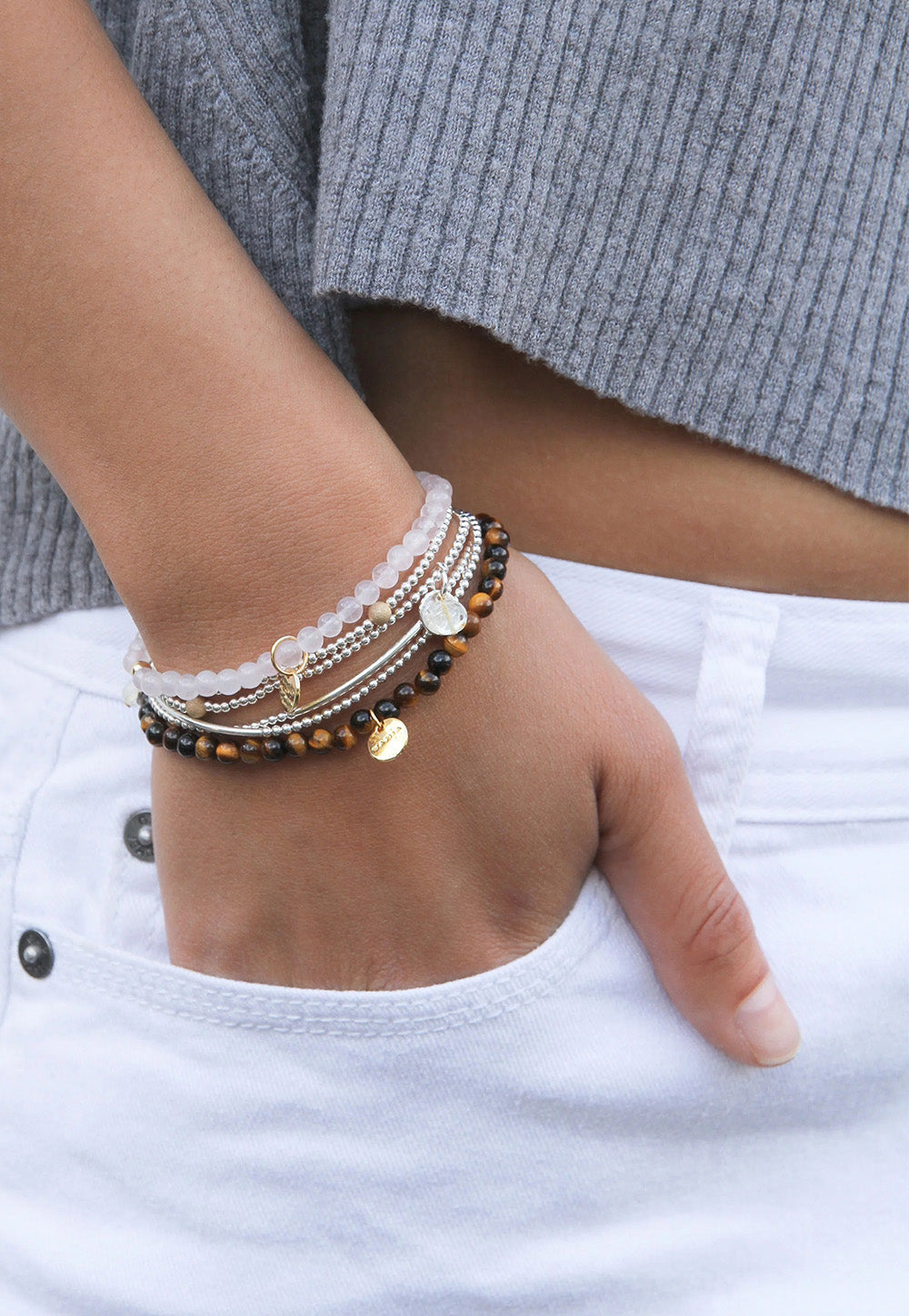 Amuleto Rosequartz Bracelet