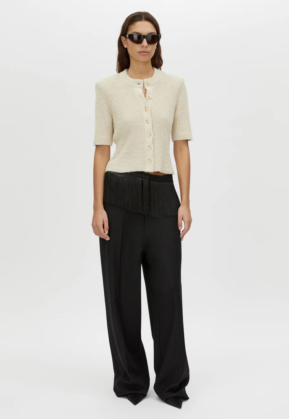 Vega Knit Top - Stone