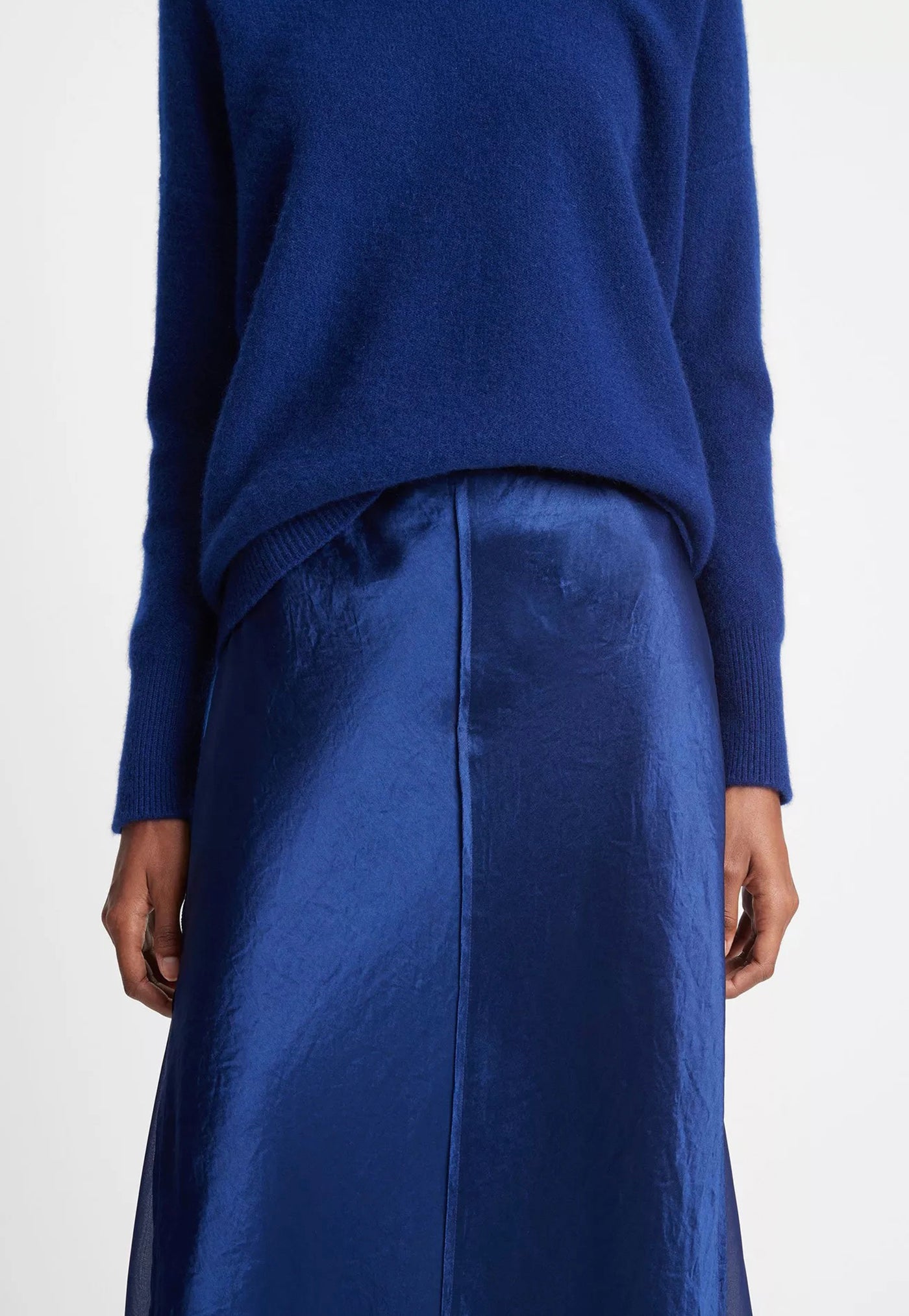 Sheer Panelled Slip Skirt - Caspian sold by Angel Divine