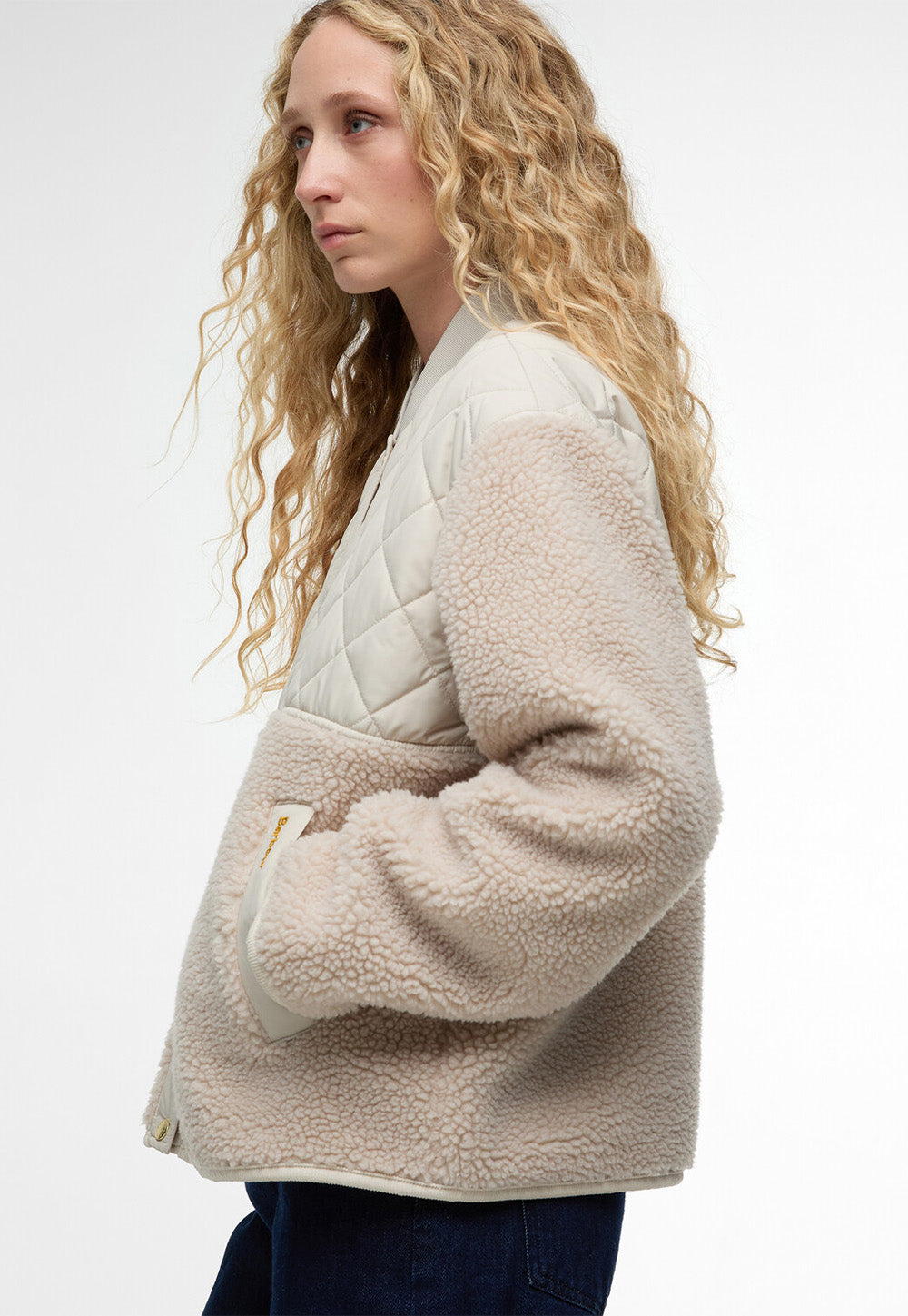 Wetherby Fleece - Oatmeal/Silver Cloud