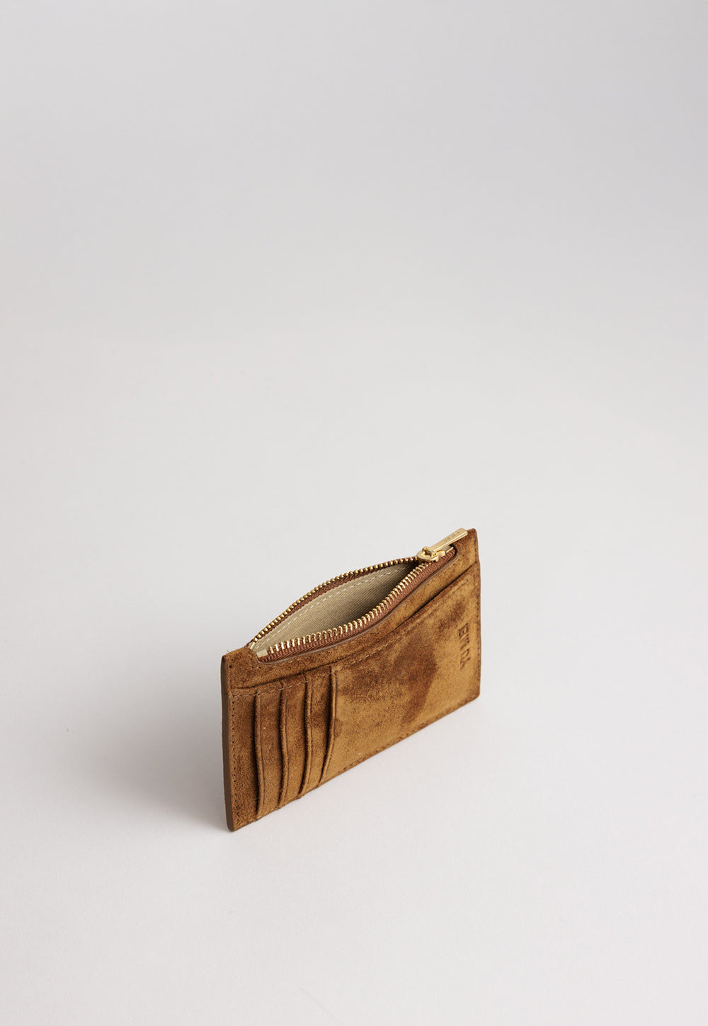 Frank Cardholder - Cork Suede