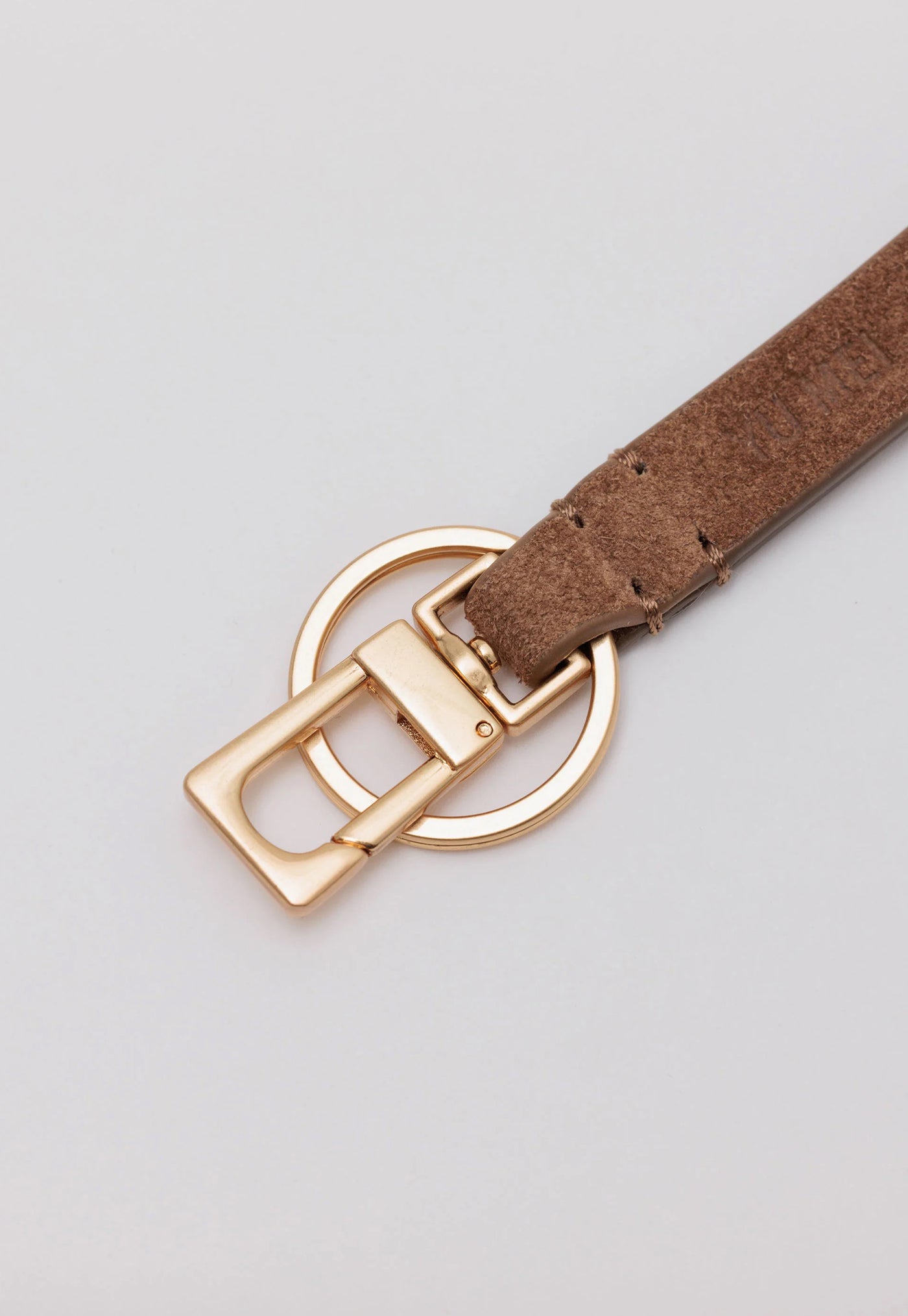 Key Fob - Sandstone Suede