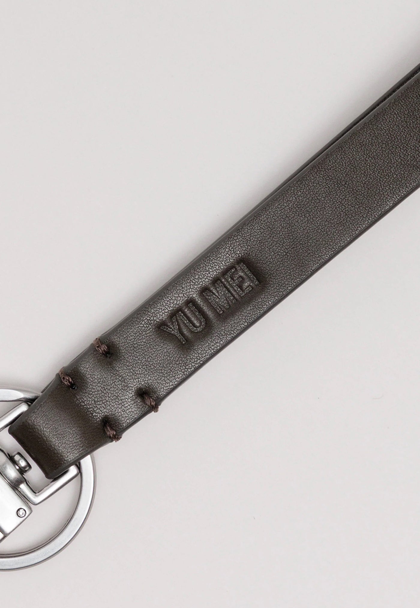 Key Fob - Black Olive Lambskin
