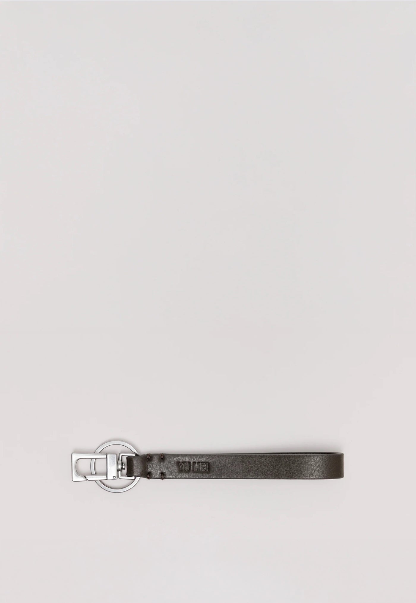 Key Fob - Black Olive Lambskin
