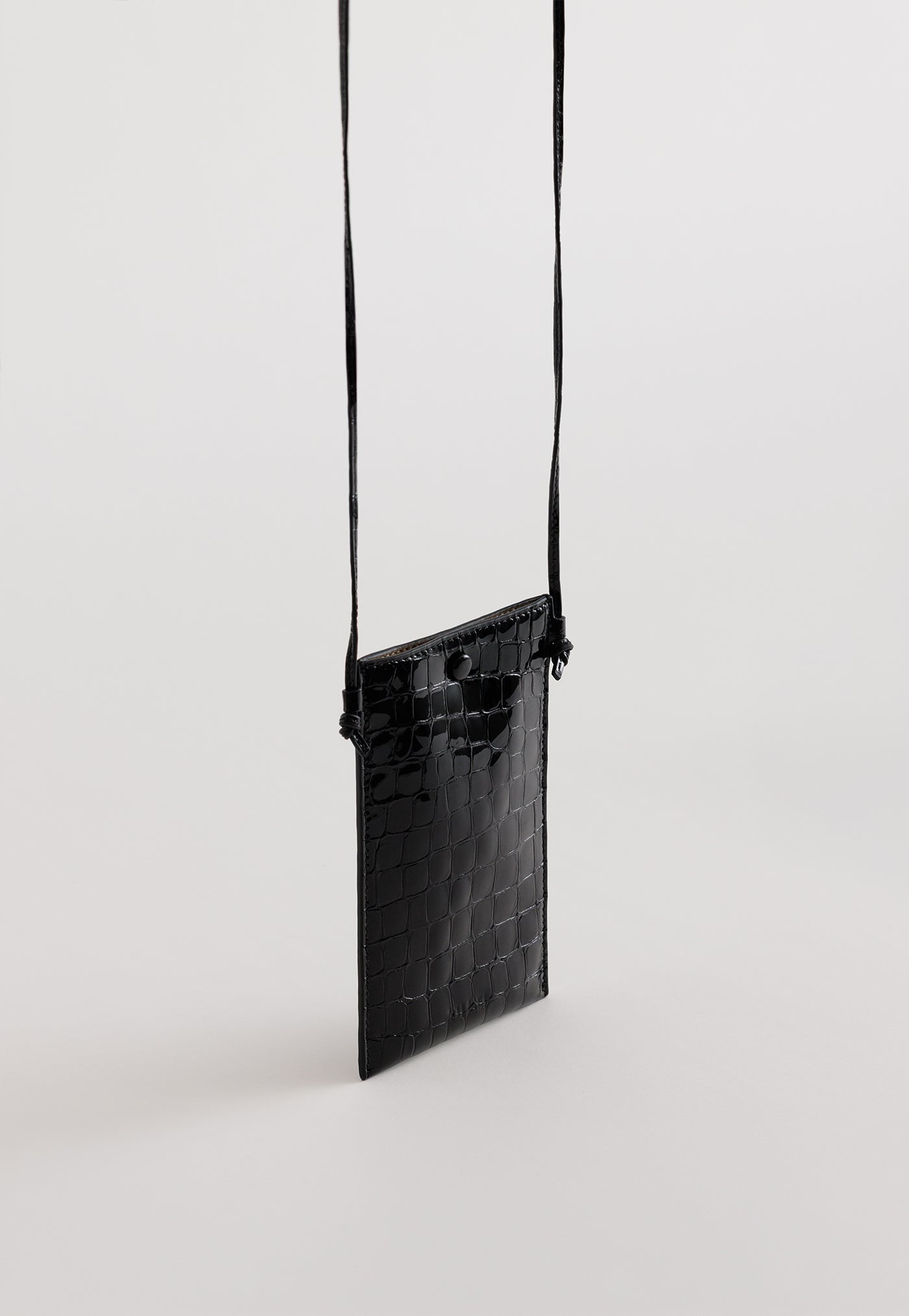 Luci Bag - Black Croc