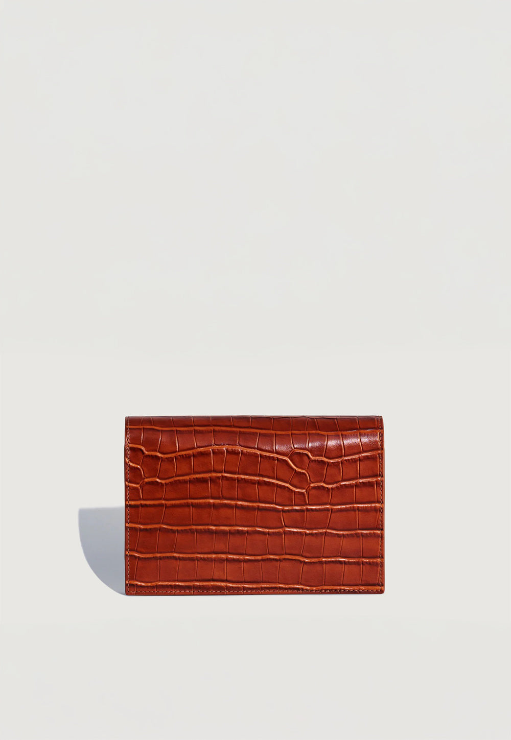 Suki Clutch - Apricot Croc
